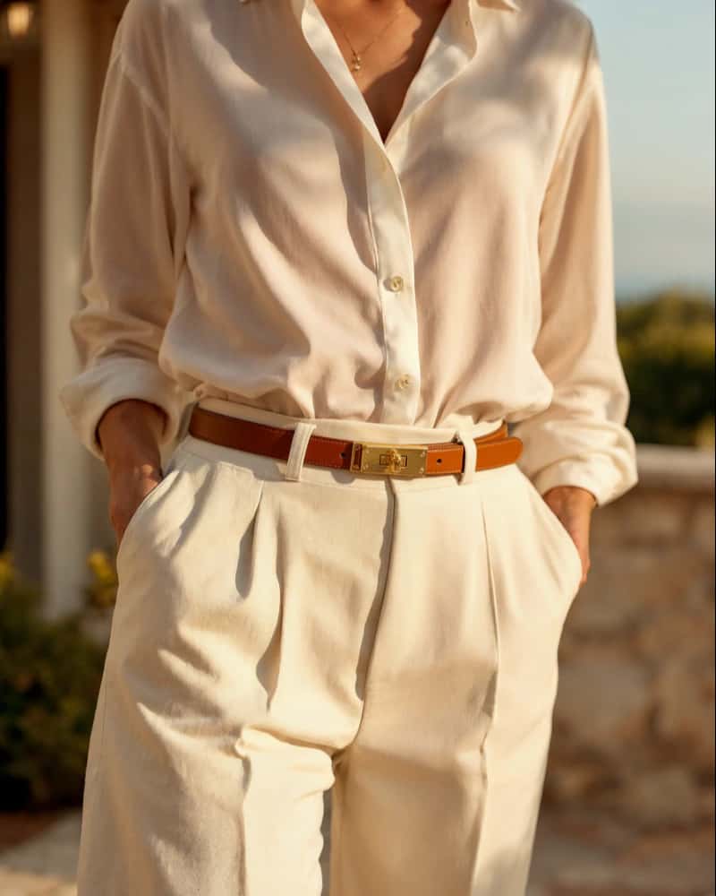 Vintage Slim Belt
