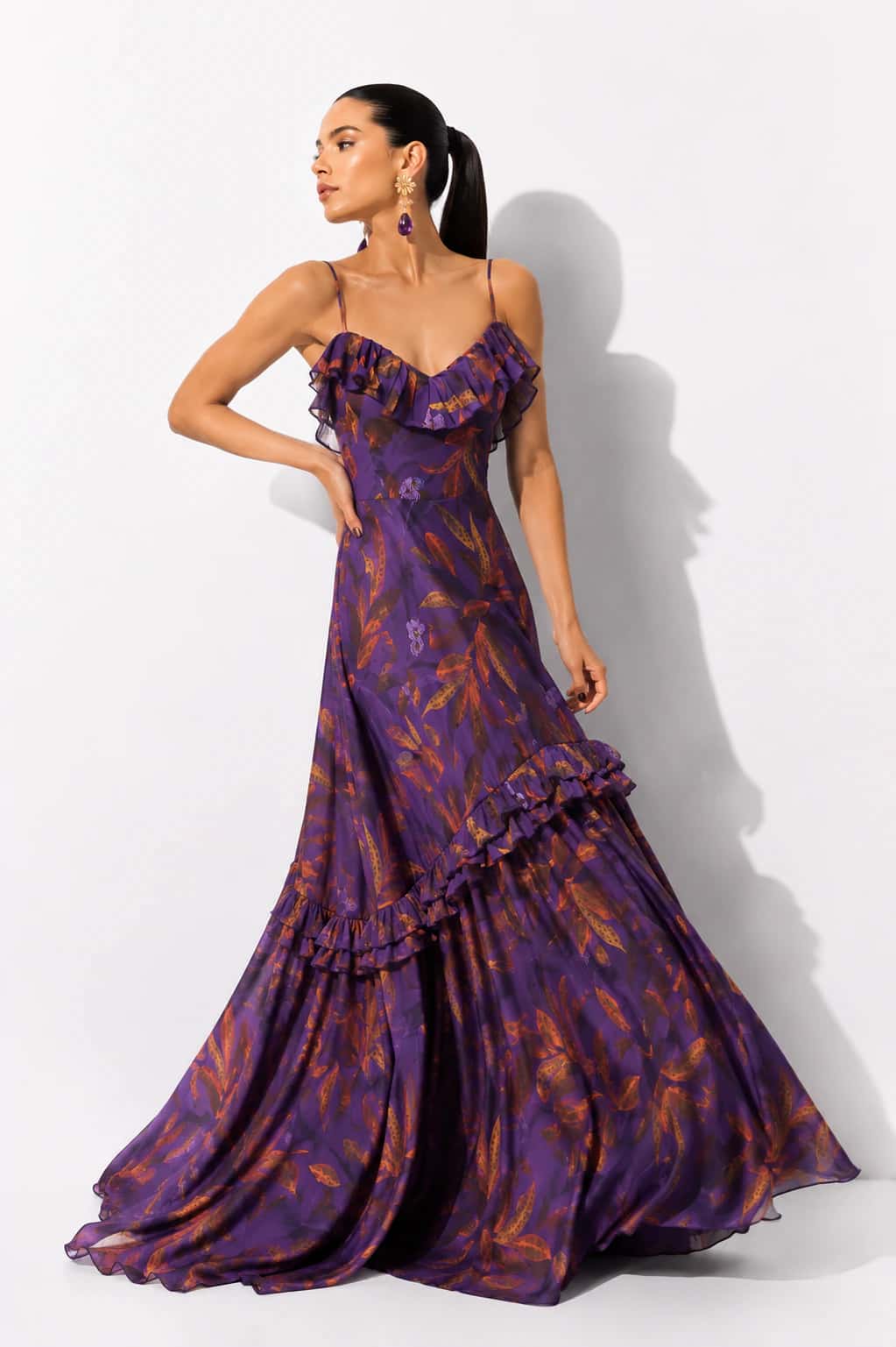 Vestido Pascal Estampado Multimorado - miniatura 1