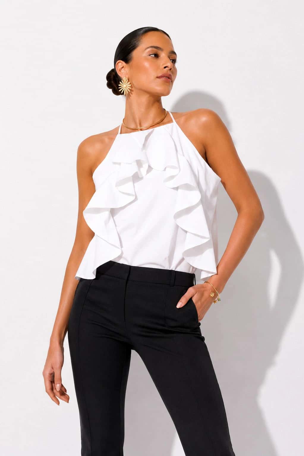 Blusa Valenciana Blanca