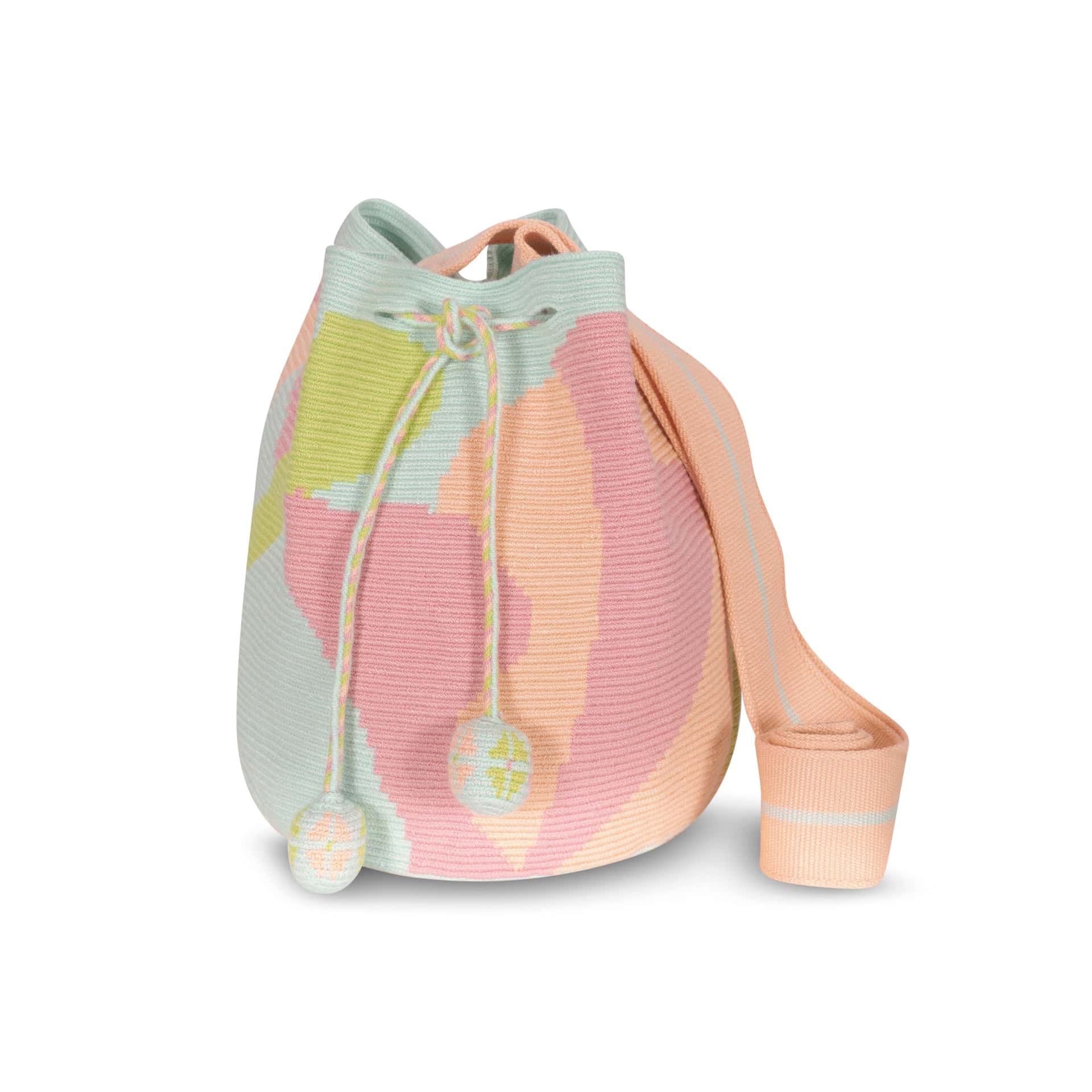 Ishashi Large Wayuu Crossbody Bag - Cream
