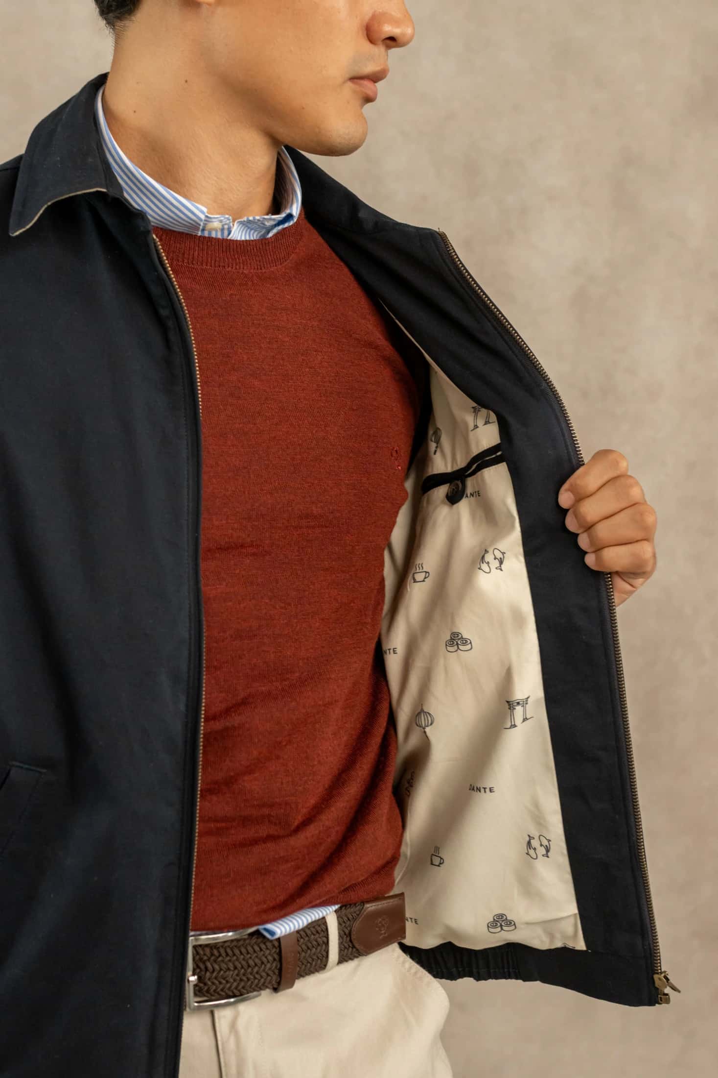Chaqueta Kyoto Azul Oscuro - miniatura 4