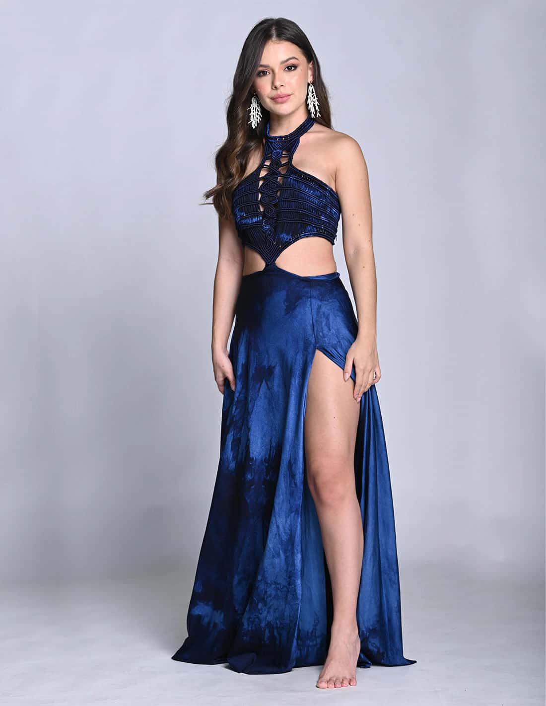 Outfit: Entero Corset & Falda Ventus Night Blue Hand Dyed