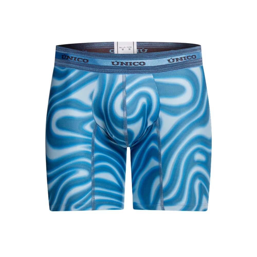 BOXER MEDIO FAUVE AZUL
