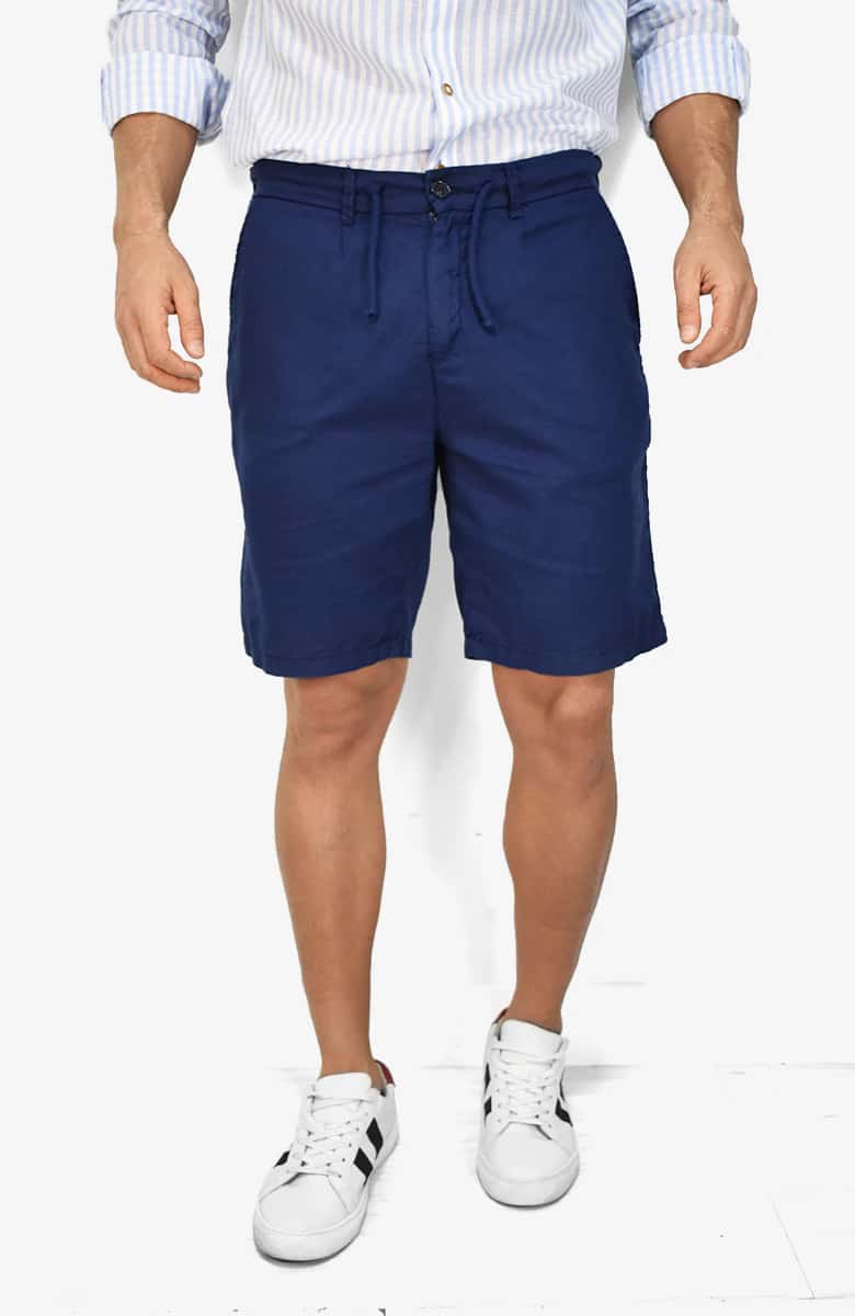 Bermuda Azul Para Hombre