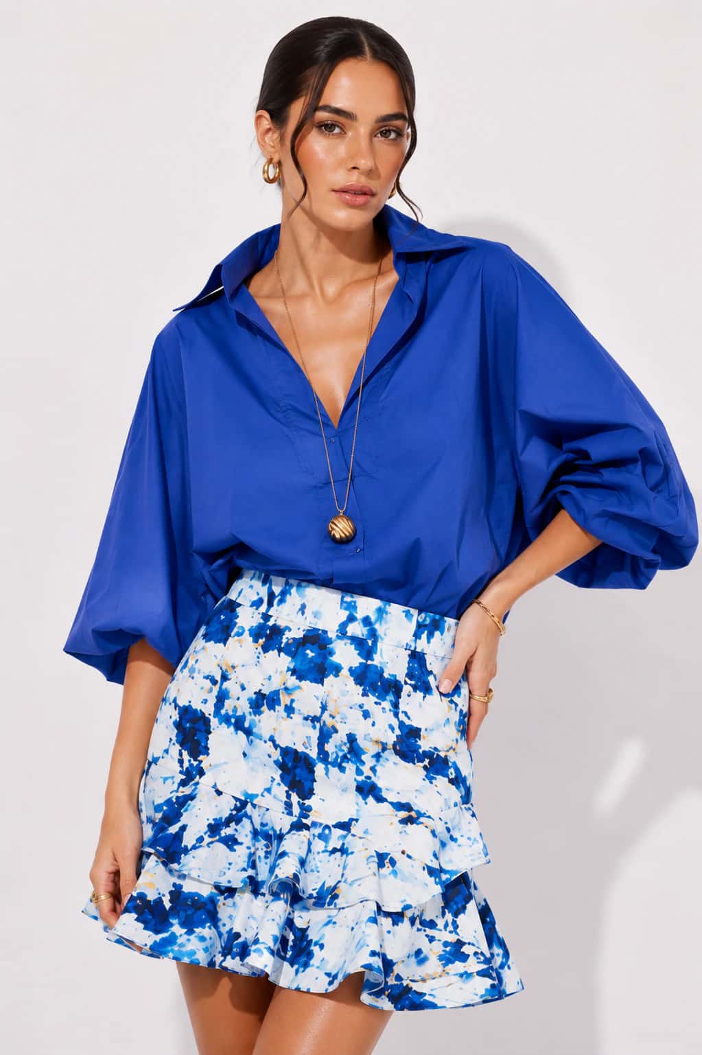 Blusa Popular Azul U - miniatura 5