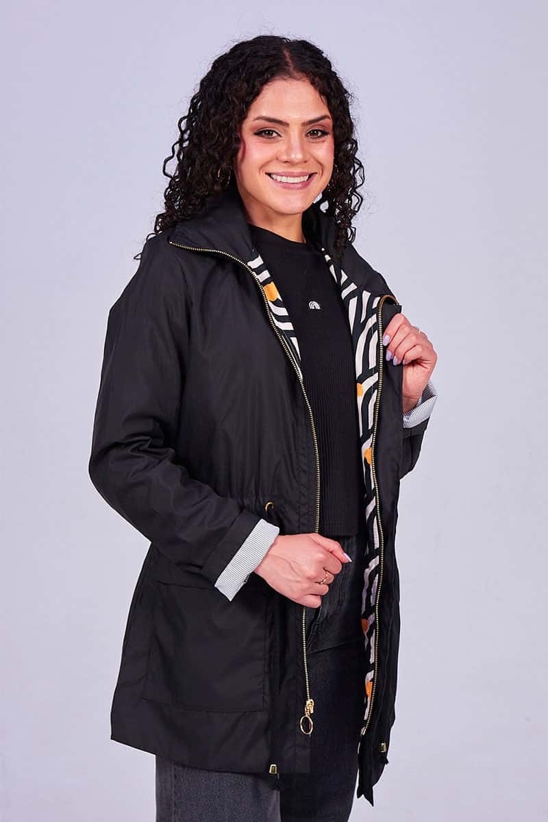 Parka Classic Negro Lluvia