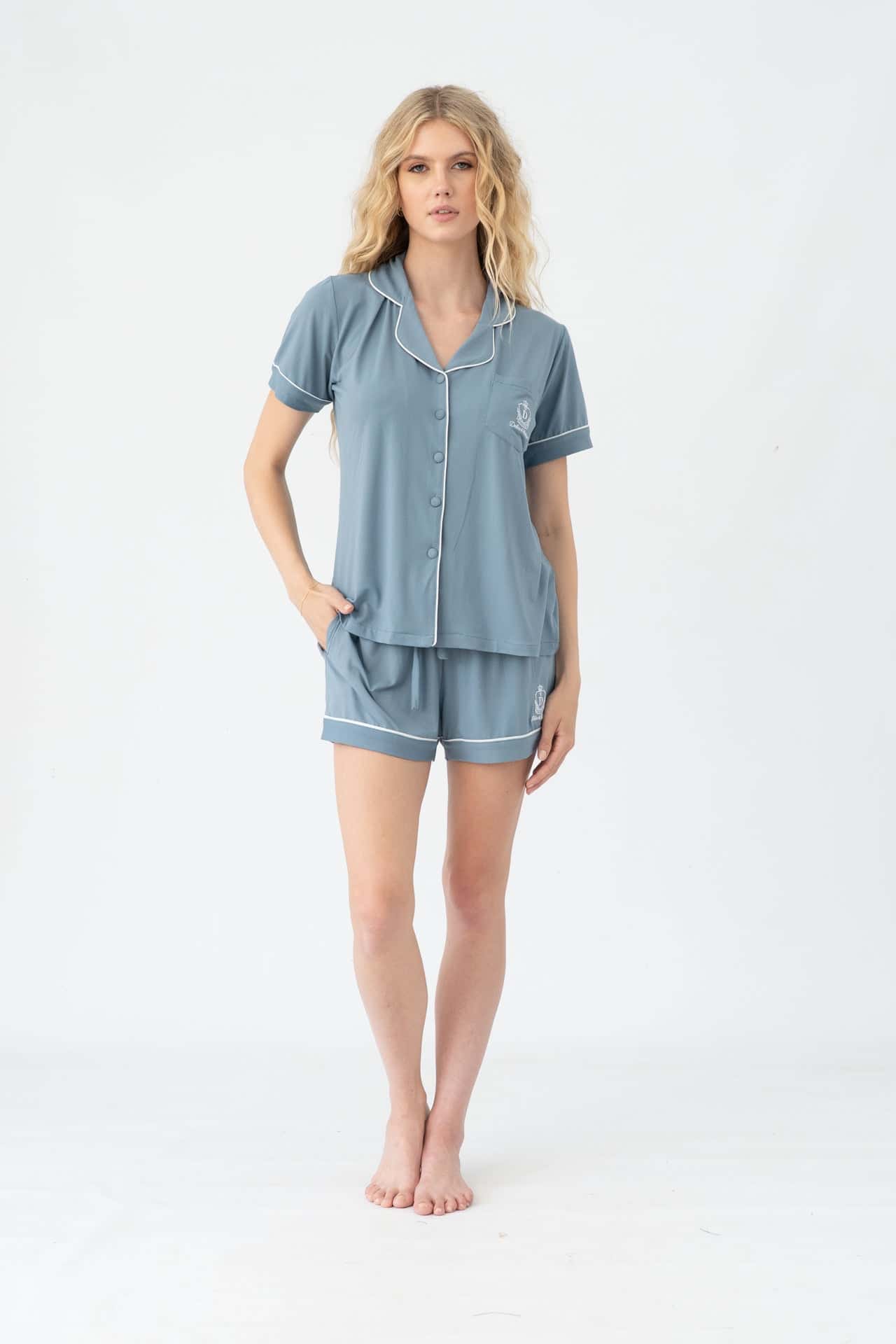 Set Short Paris Blue Ardoise - miniatura 2