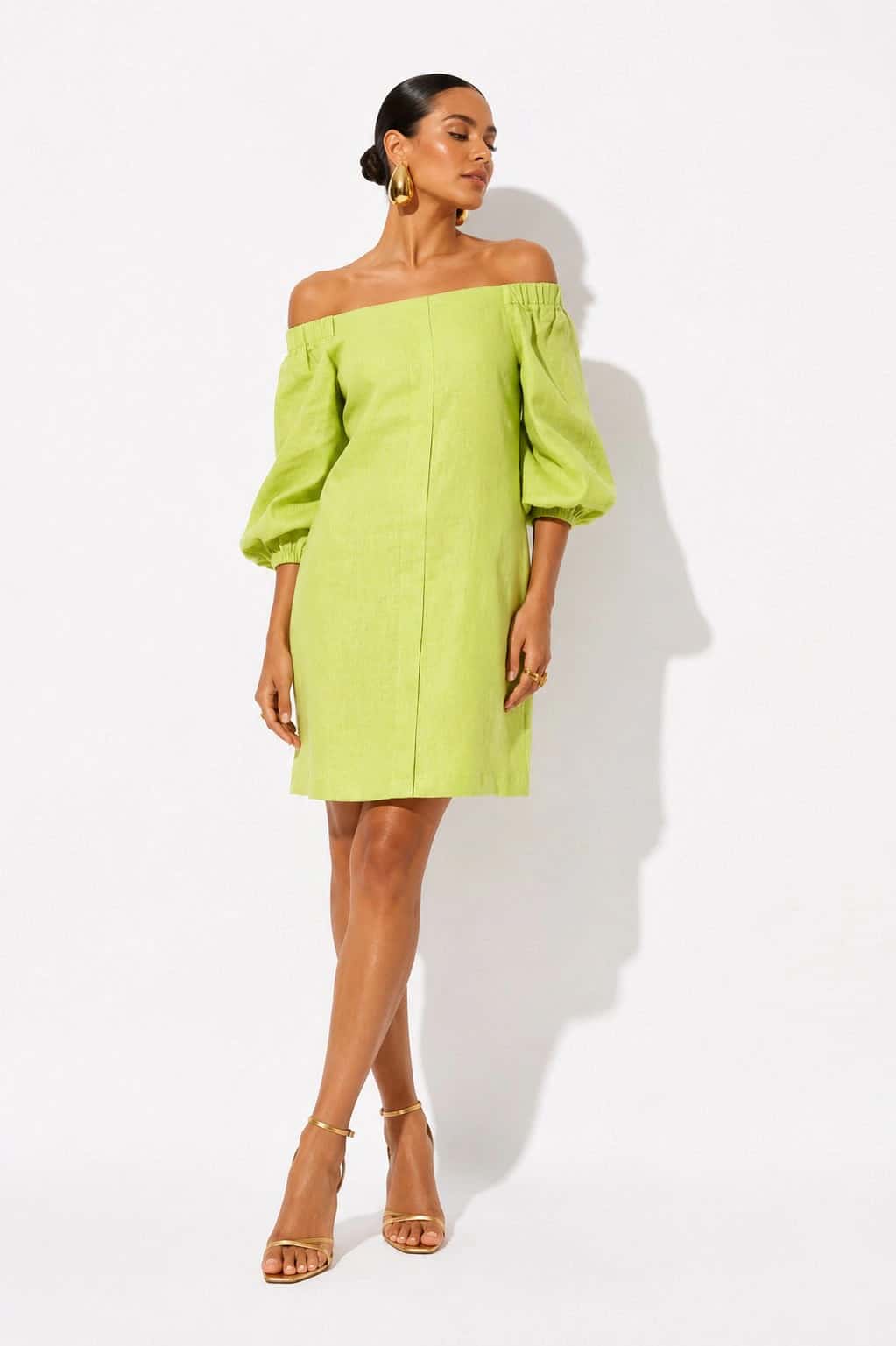 Vestido Creta Ii Verde Limon