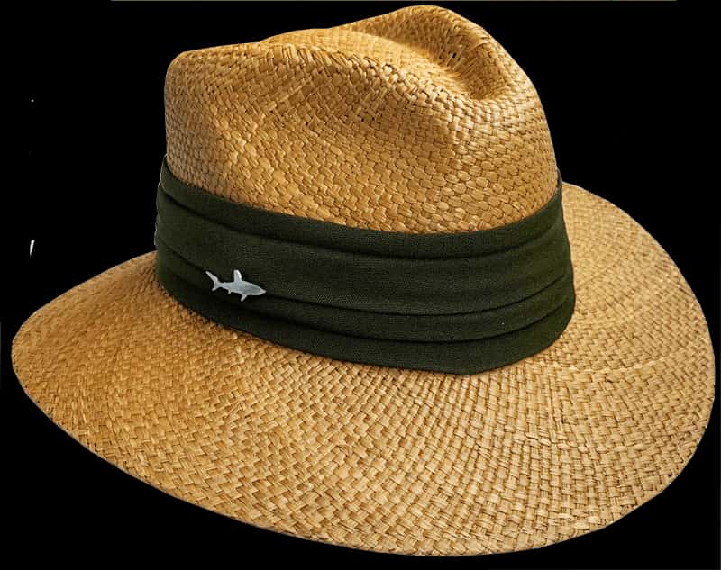 SOMBRERO OSCURO CINTA ANCHA VERDE MILITAR