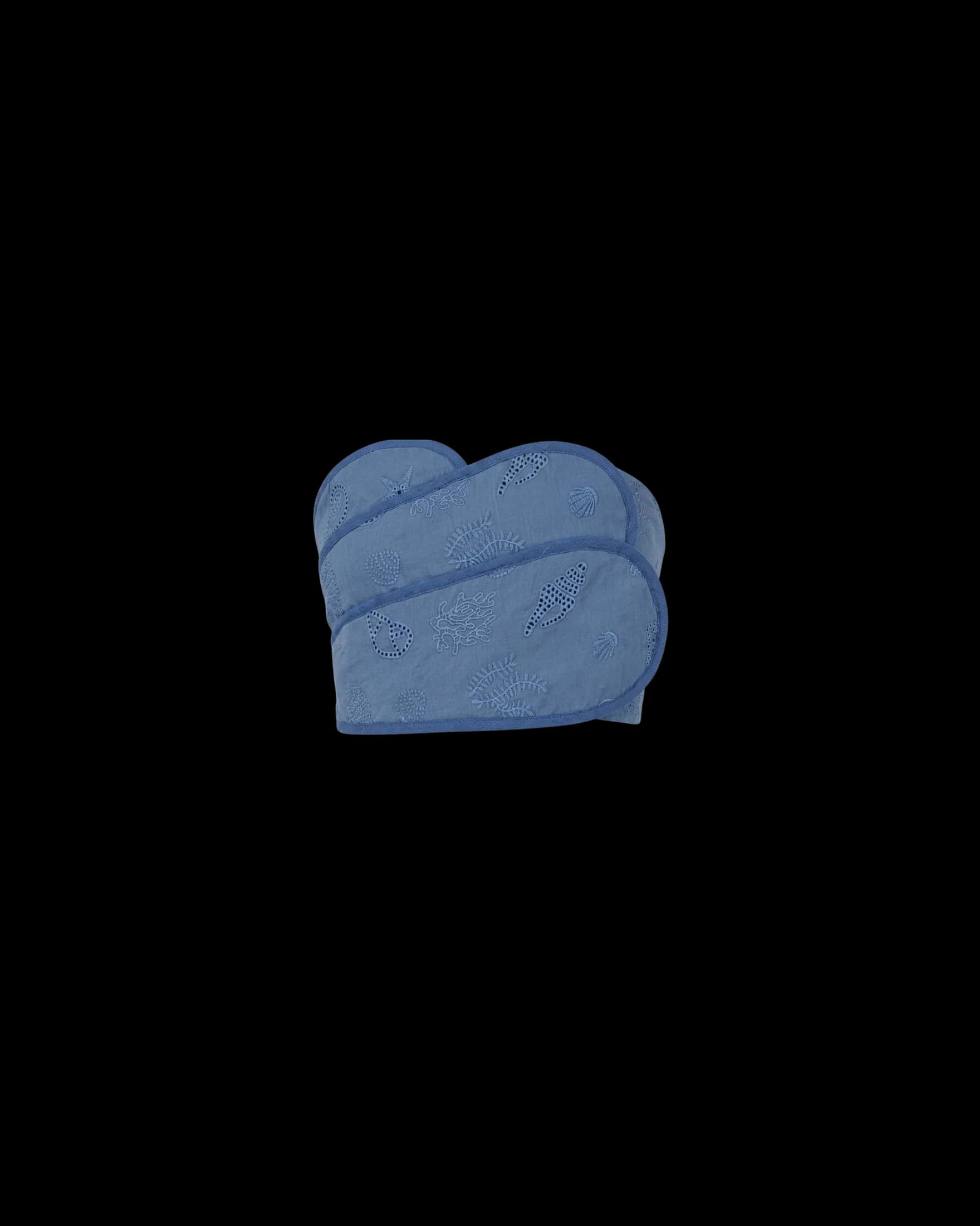 SANGO TOP DEEP SEA BLUE SEASHELLS