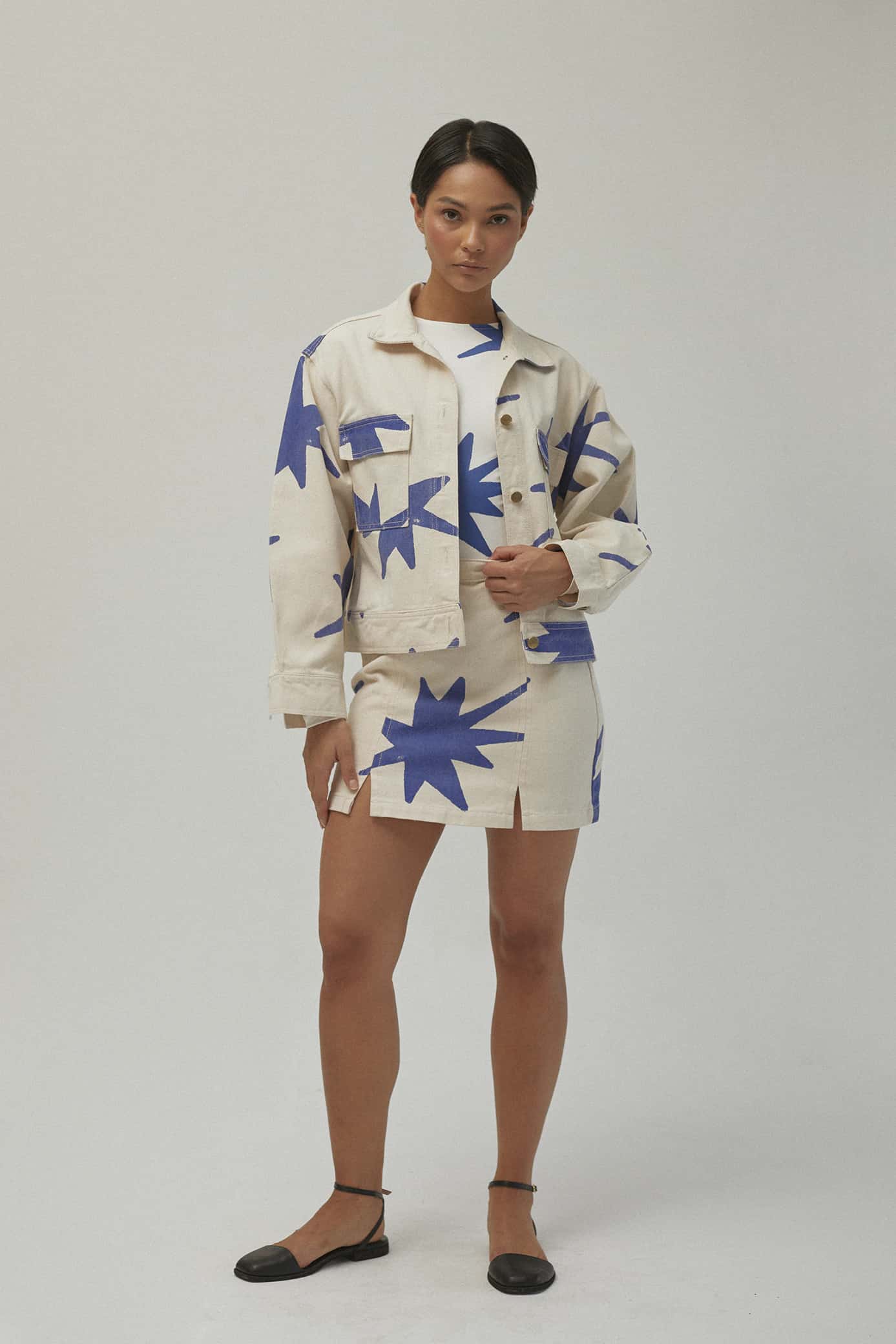 Chaqueta Solar Estrellado