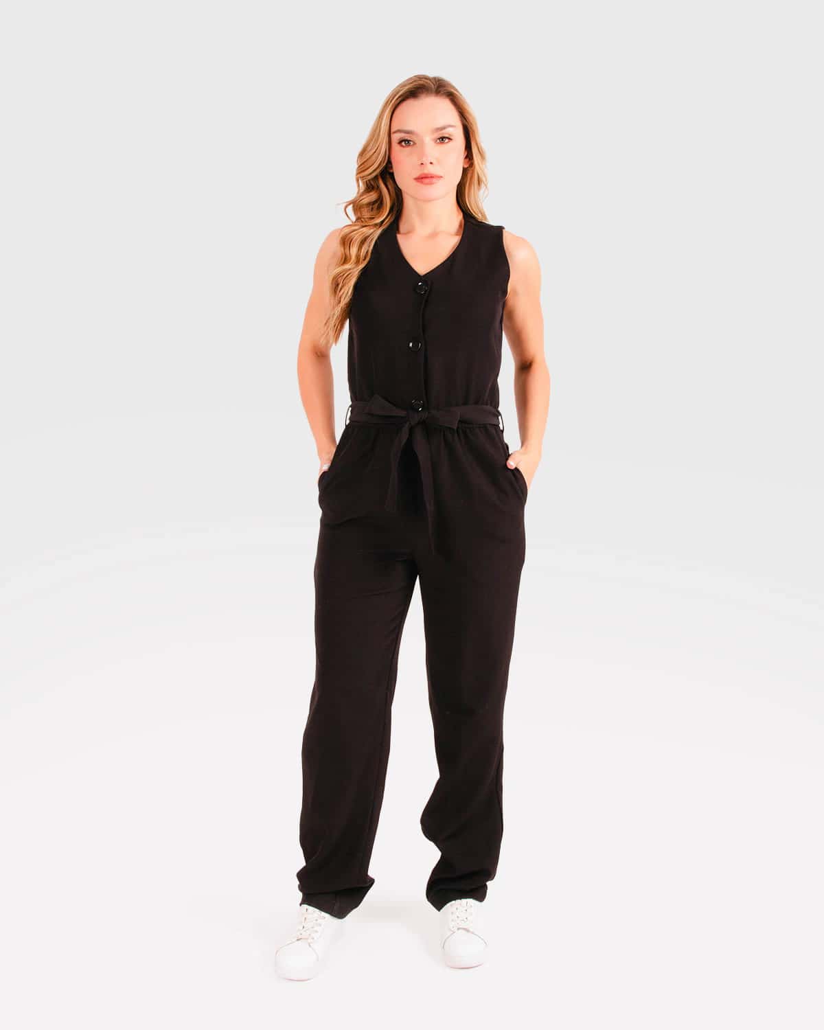 Enterizo negro para mujer