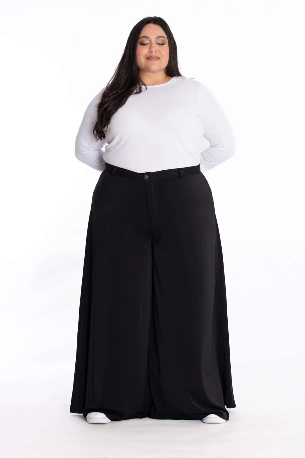Pantalón Flora Negro