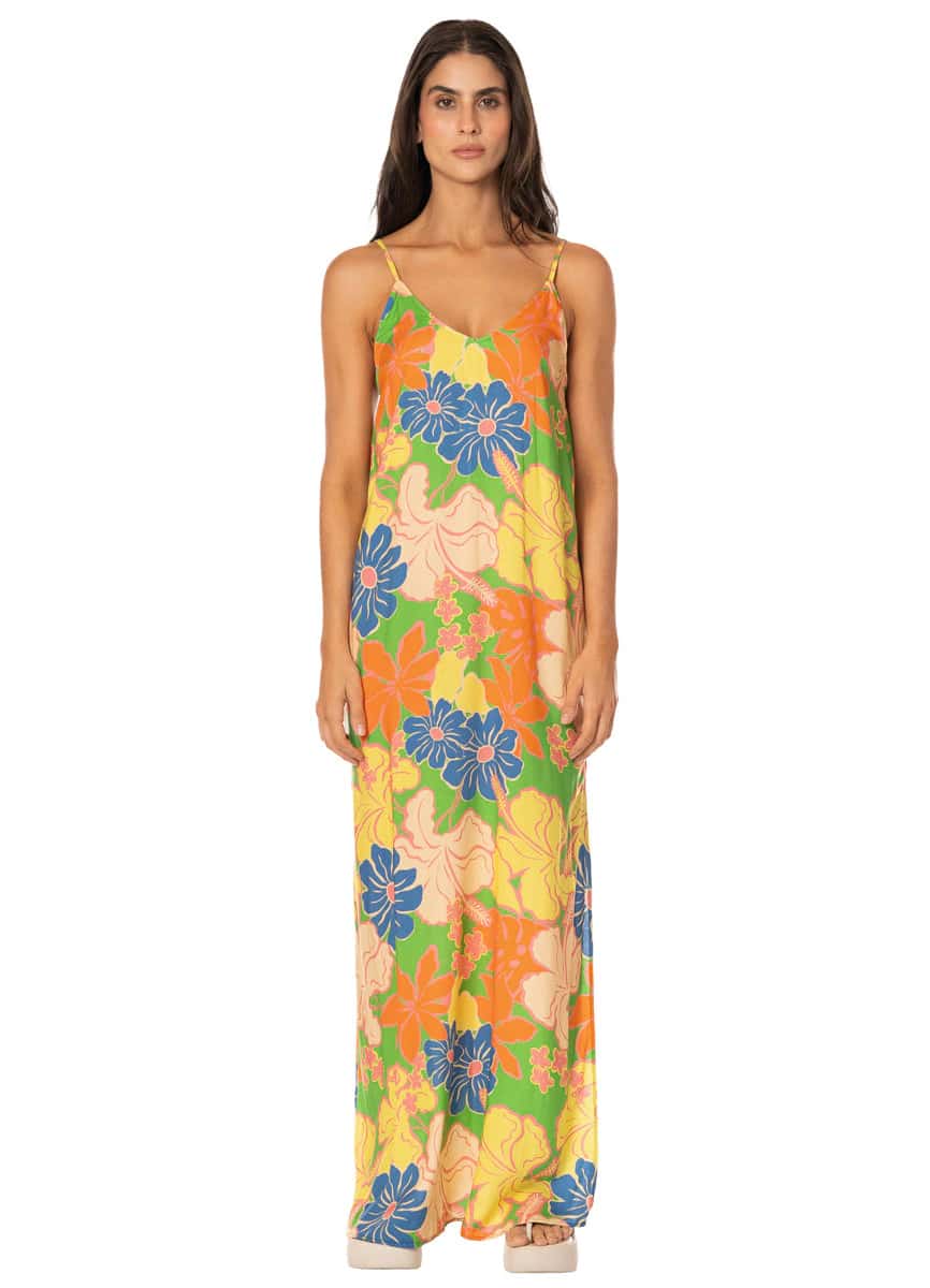 Maaji Tropic Lei Debbie Long Dress