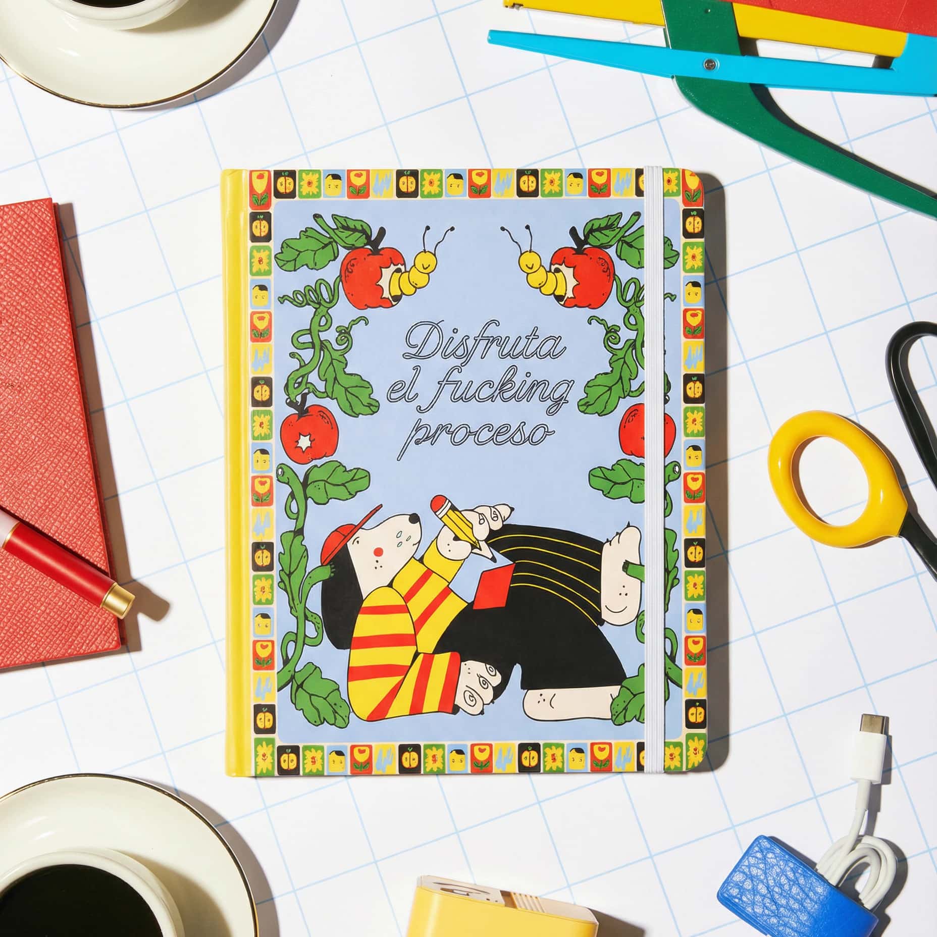 Agenda / Sketchbook “Disfruta el F*cking Proceso” 🍎