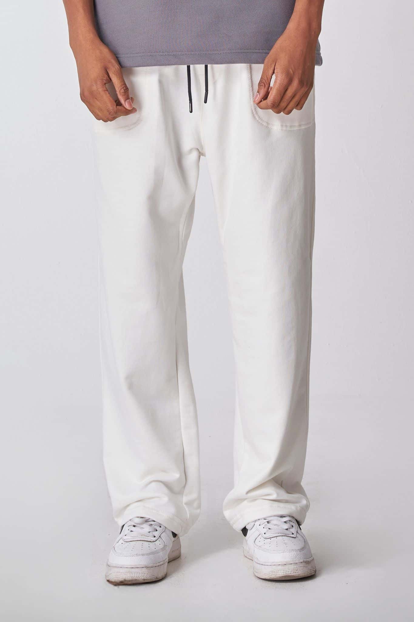 Sweet pant French terry blanco crema 14376
