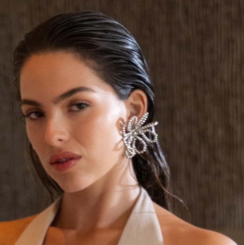 Artisanal Beaded Statement Earrings for Black-Tie Galas