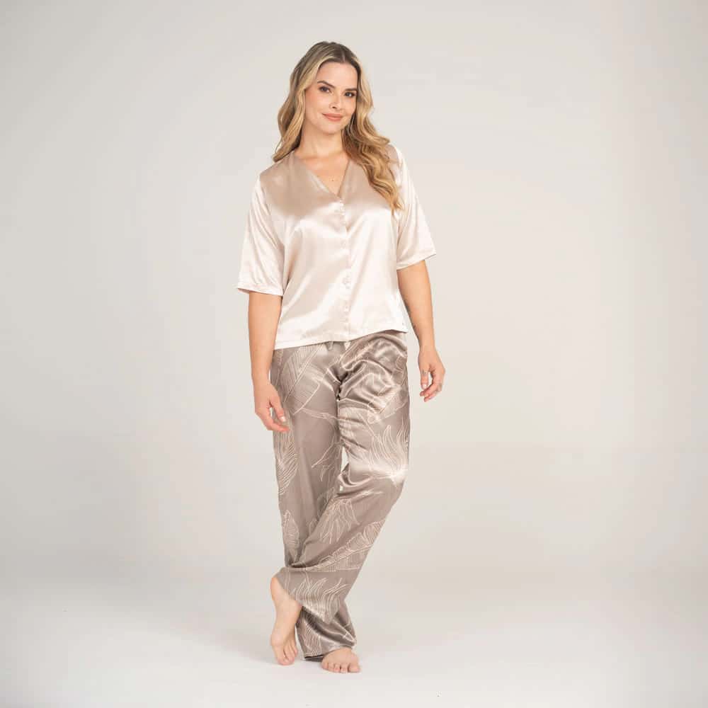 Pantalón Básico Satin Paraiso - miniatura 1