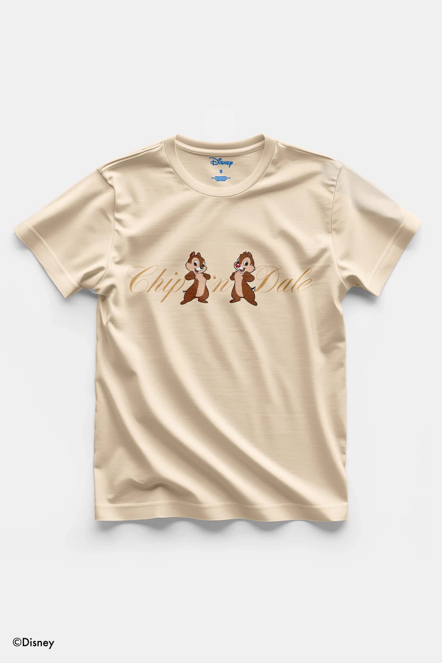 T-Shirt Beige Chip y Dale - miniatura 3