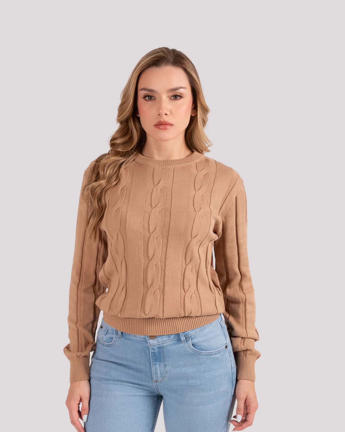 Sweater arena para mujer