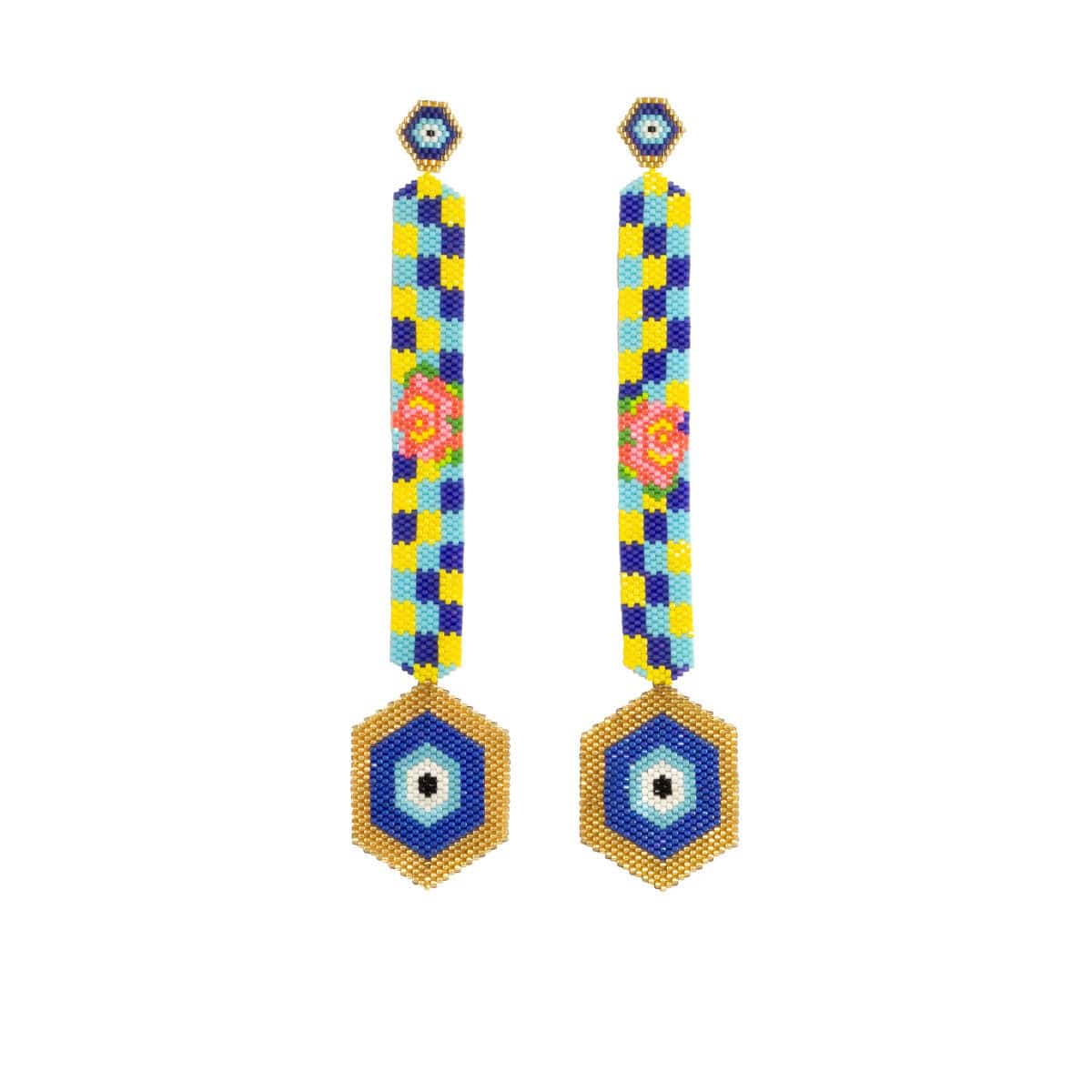 Aretes Cuento Horus Jardín Cuadrado