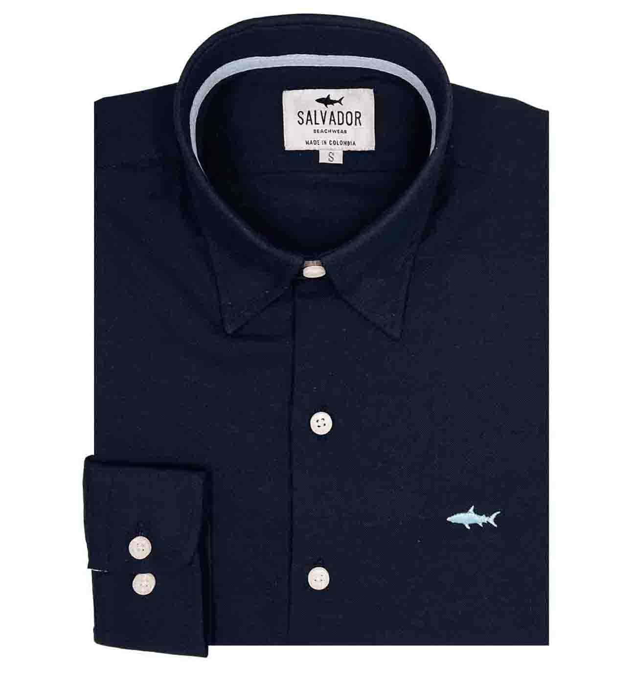 CAMISA AZUL OSCURA