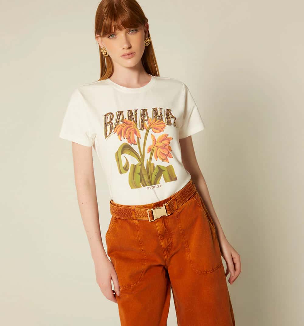 Camiseta estampada