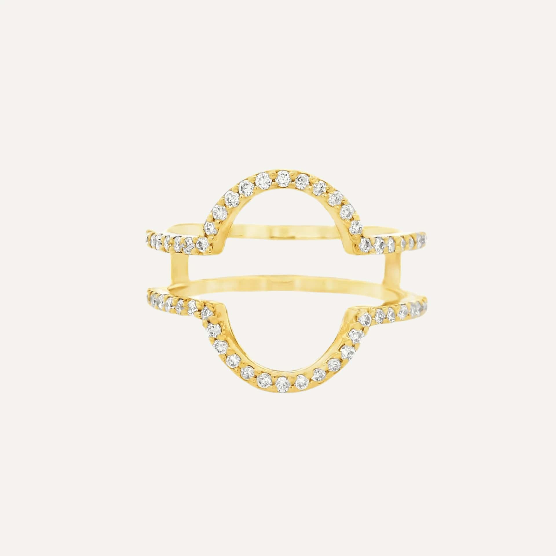 Tiara doble ovalada - miniatura 1