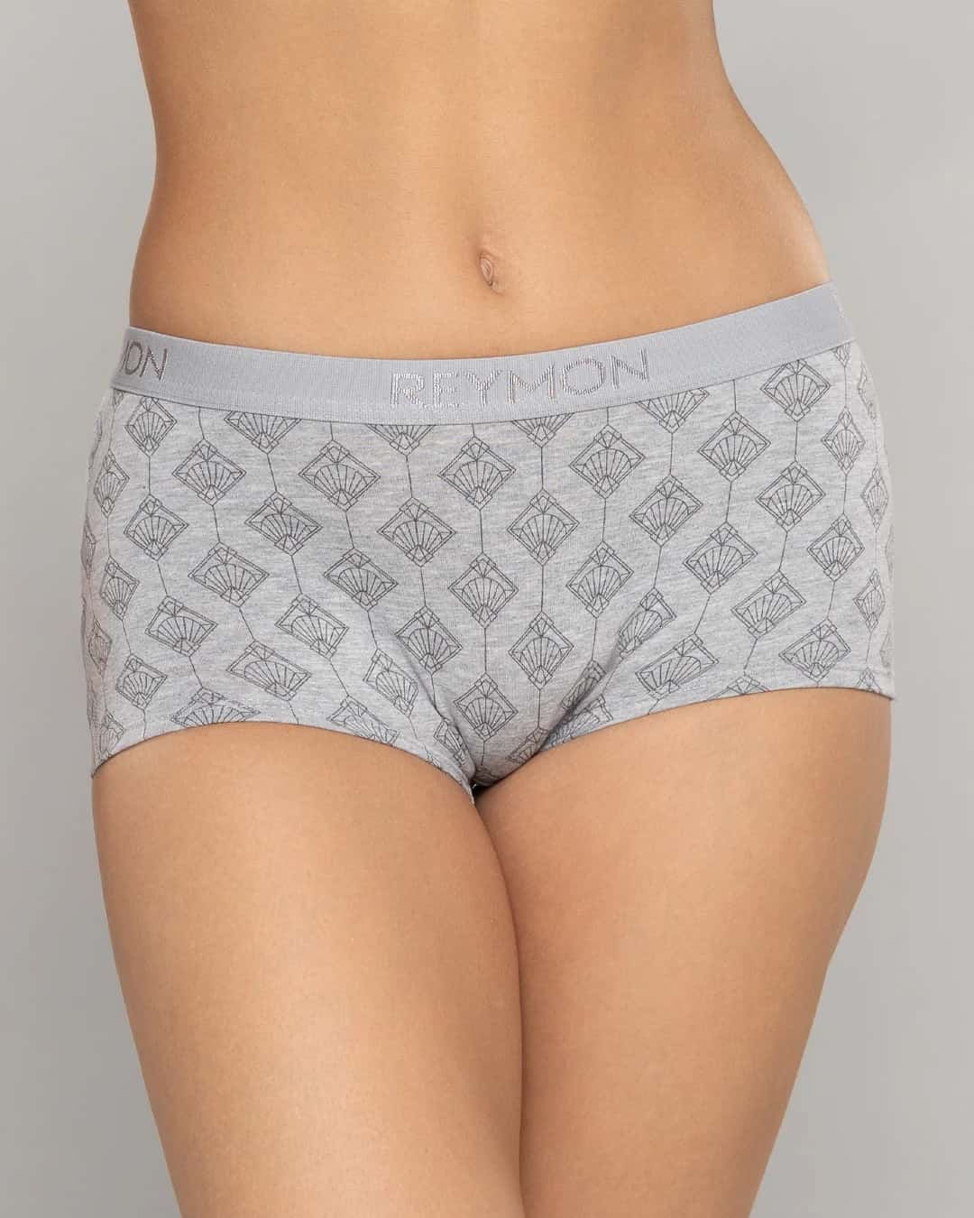 Boxer Femenino Tiro Alto en Algodón Estampado Ref. 8017 - miniatura 5