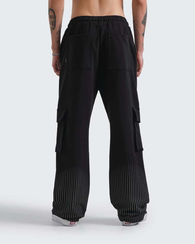 Sudadera Negra Pinstripe Utility - miniatura 5