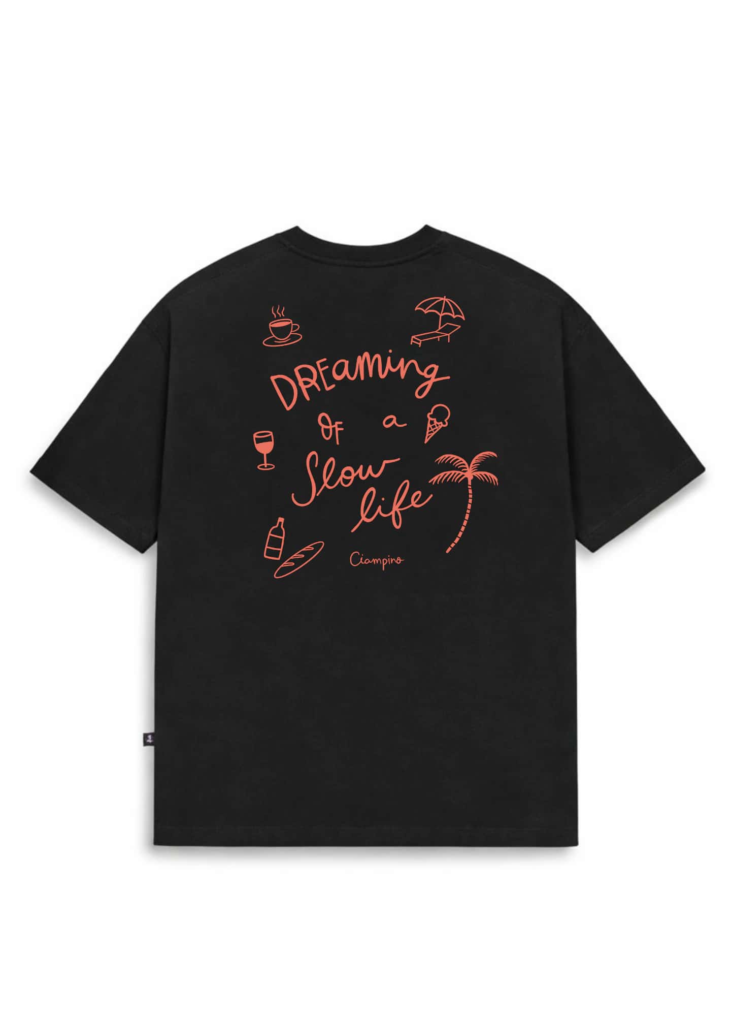 Slow Life Oversized - Negro