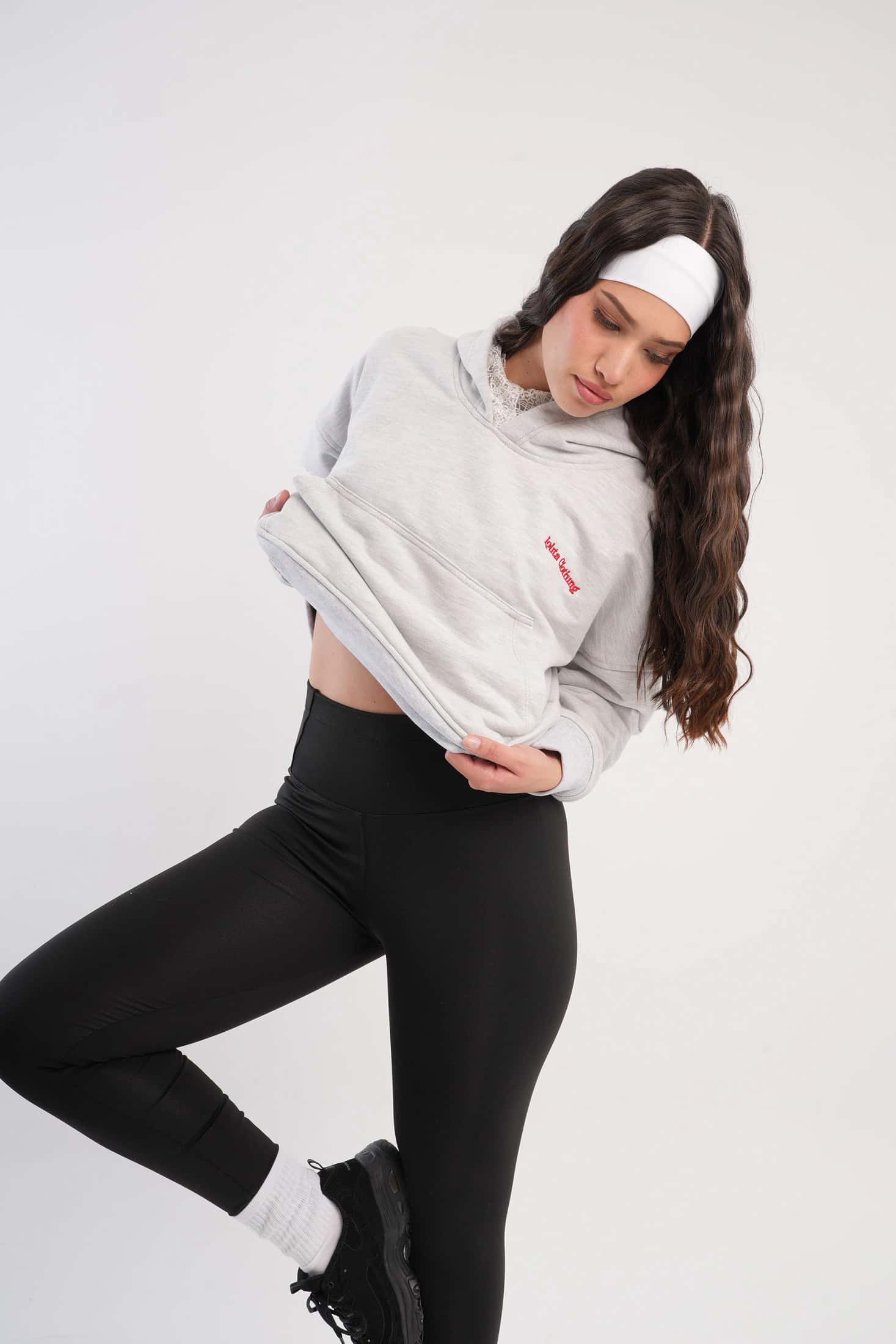 Love hoodie - Gris Jaspe - miniatura 8