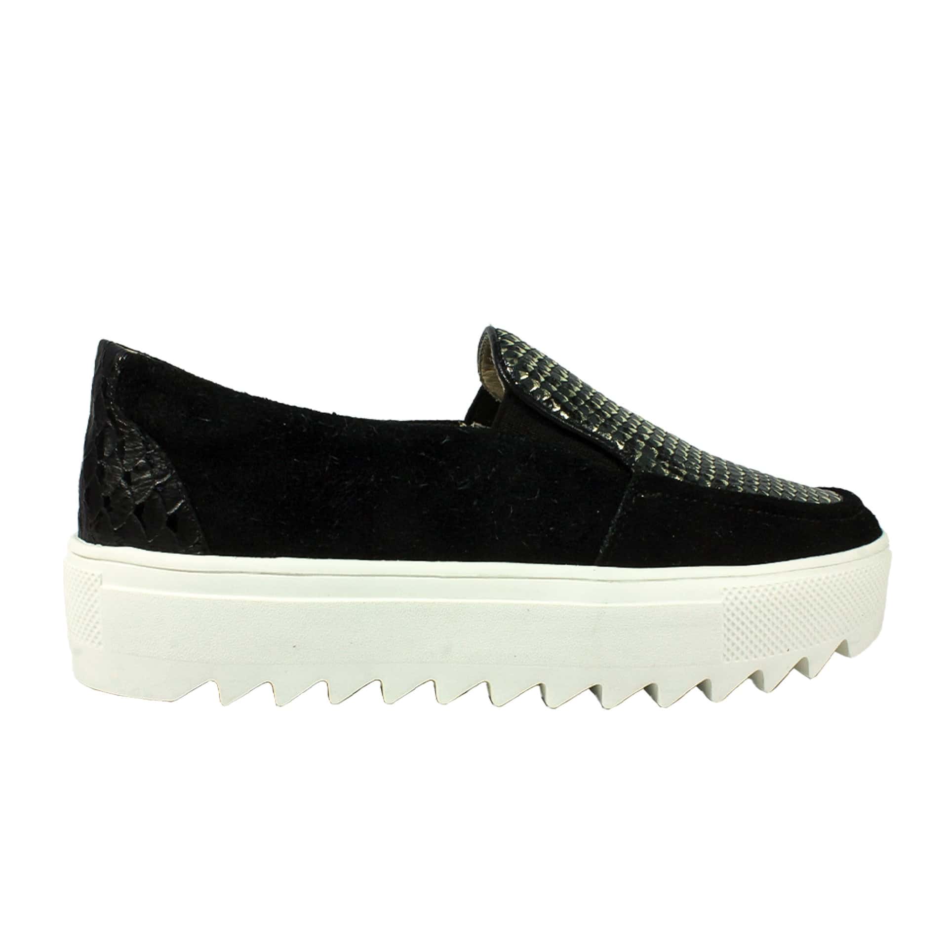 "Denver" Tenis en Cuero sin Cordones
