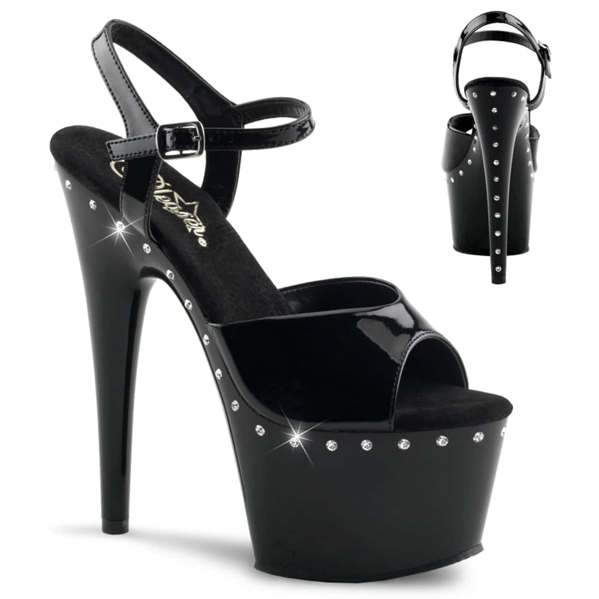 Zapatos sandalias bajo pedido Tacones Plataforma Poledance Pleaser ADO709LS/B/M