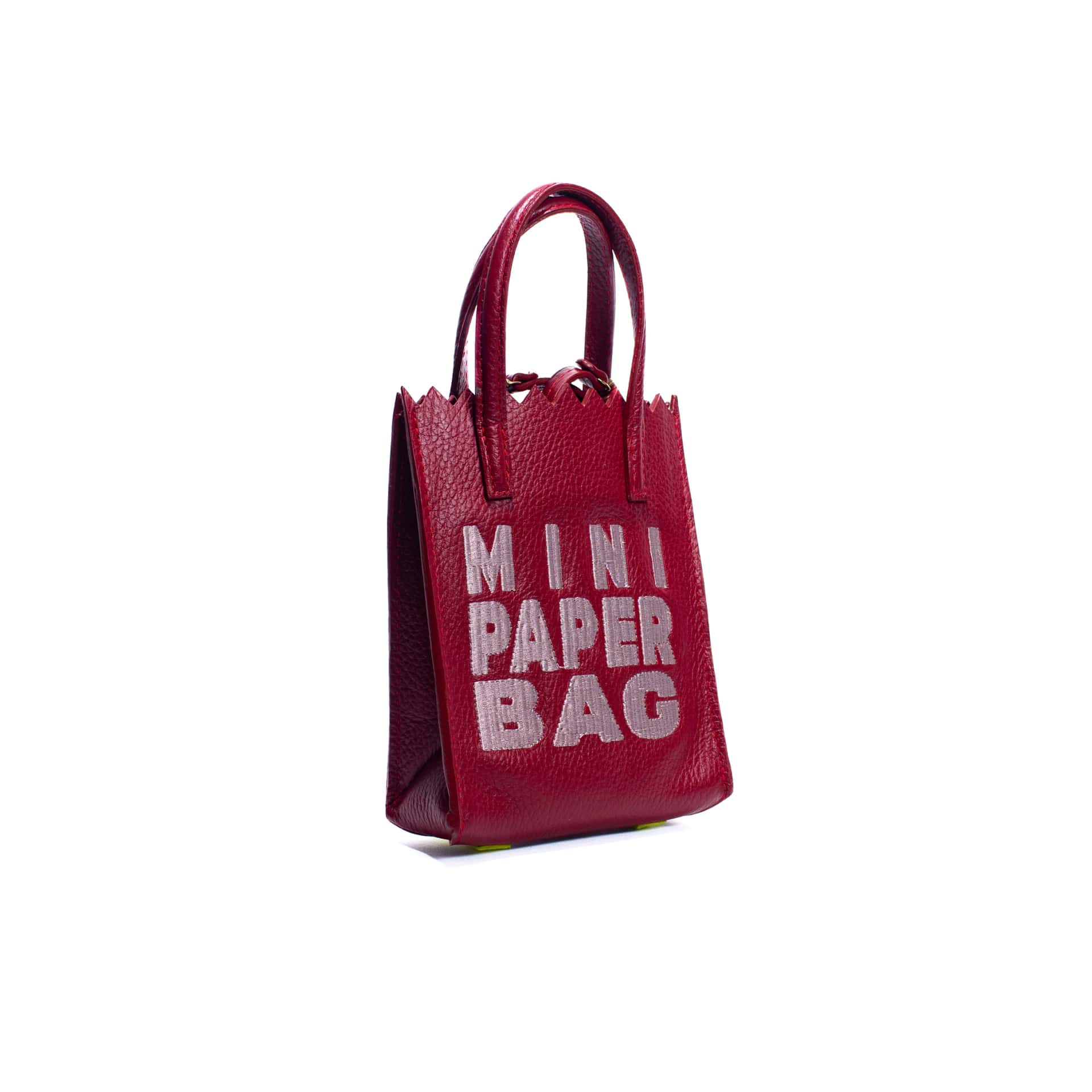 Mini Paper Bag - Burgundy X Pink - miniatura 3