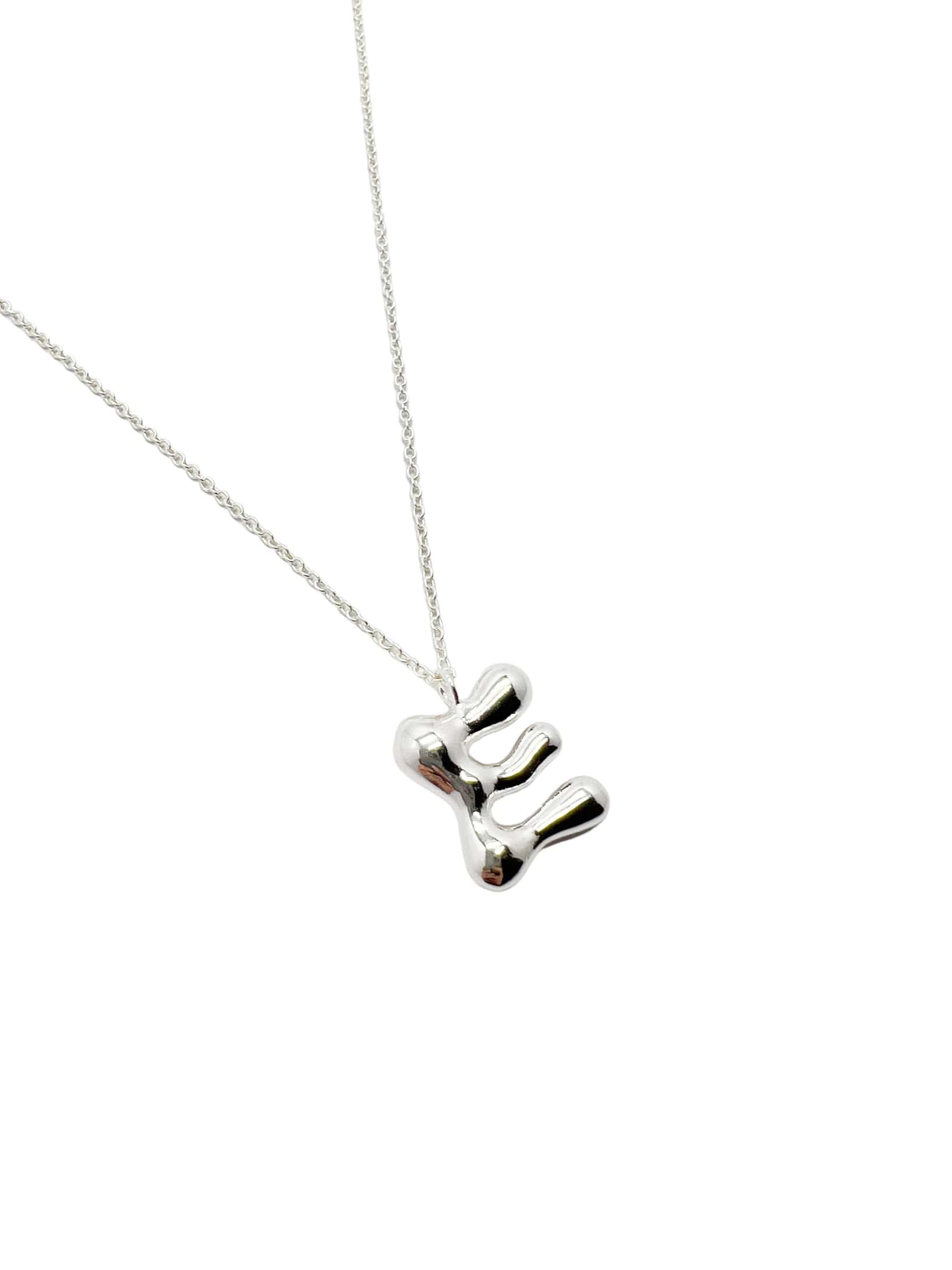 cadena letra cosmic water silver - miniatura 7