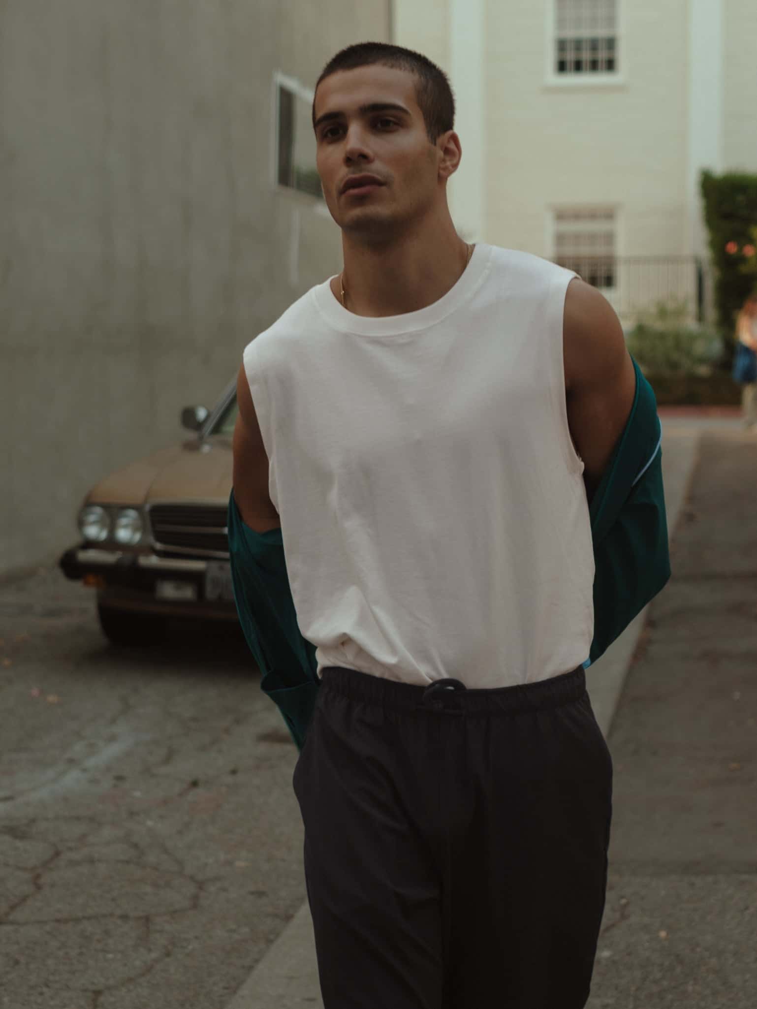 MUSCLE T-SHIRT MEN - SOFT WHITE