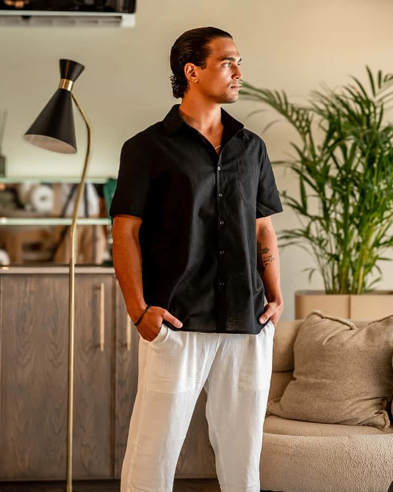 Cape Town - Linen Shirt (Shortsleeve)
