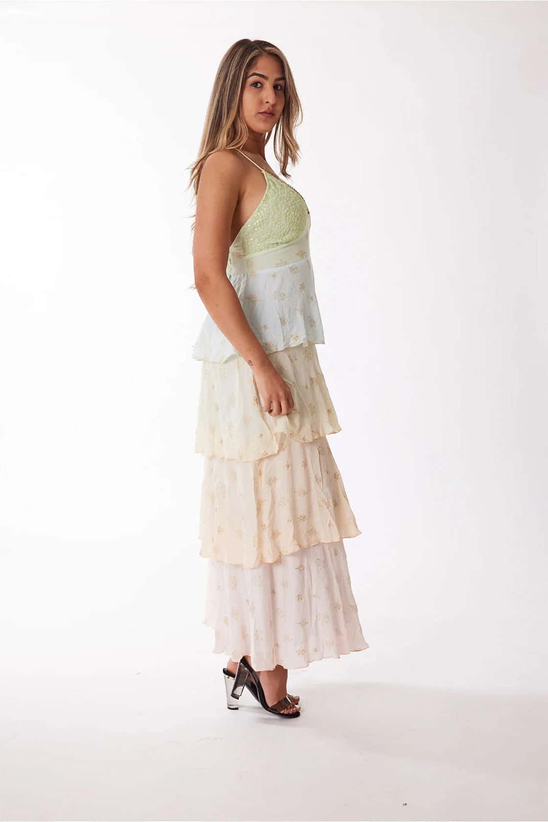 Pastel Ruffle Dress - miniatura 2