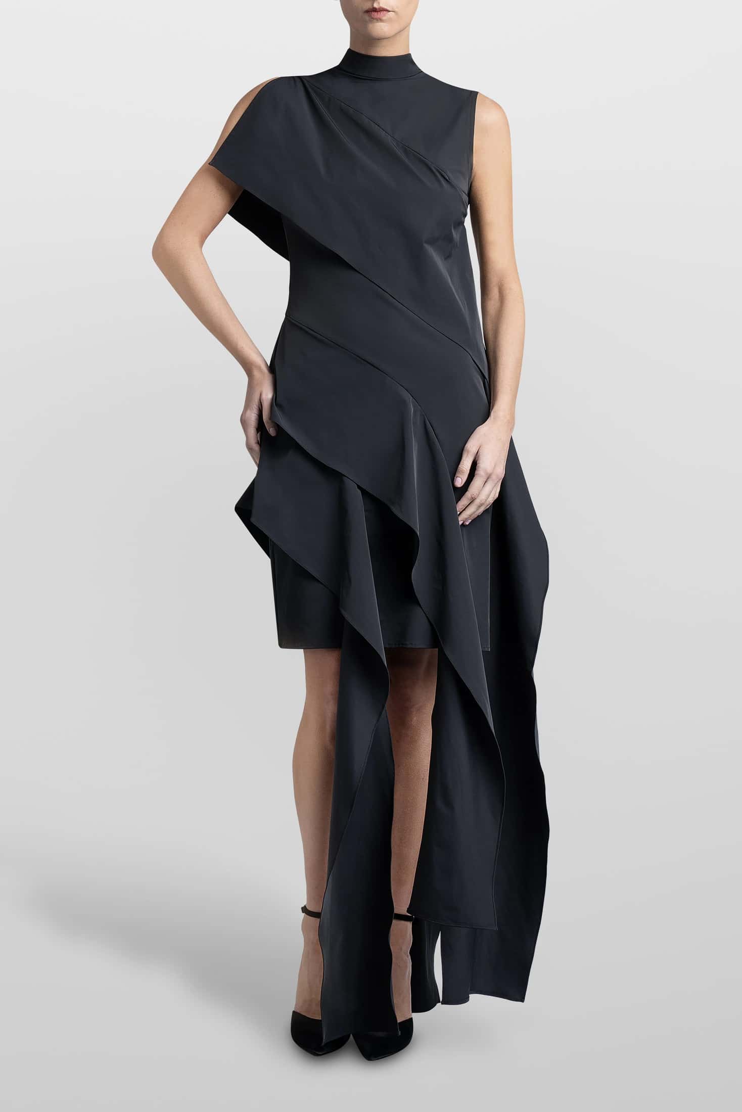 VESTIDO VOLANT MIDI