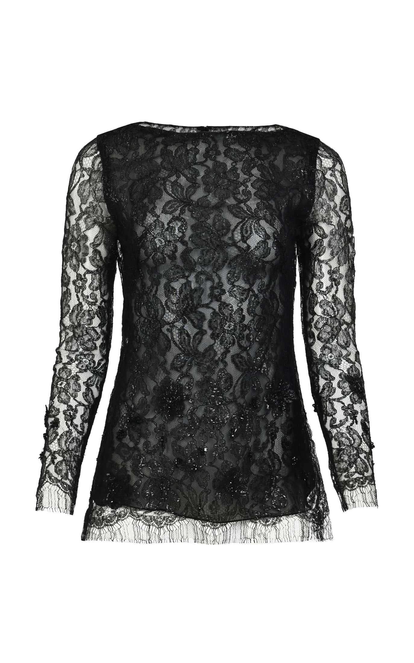 Elipse Black Lurex Blouse - miniatura 1