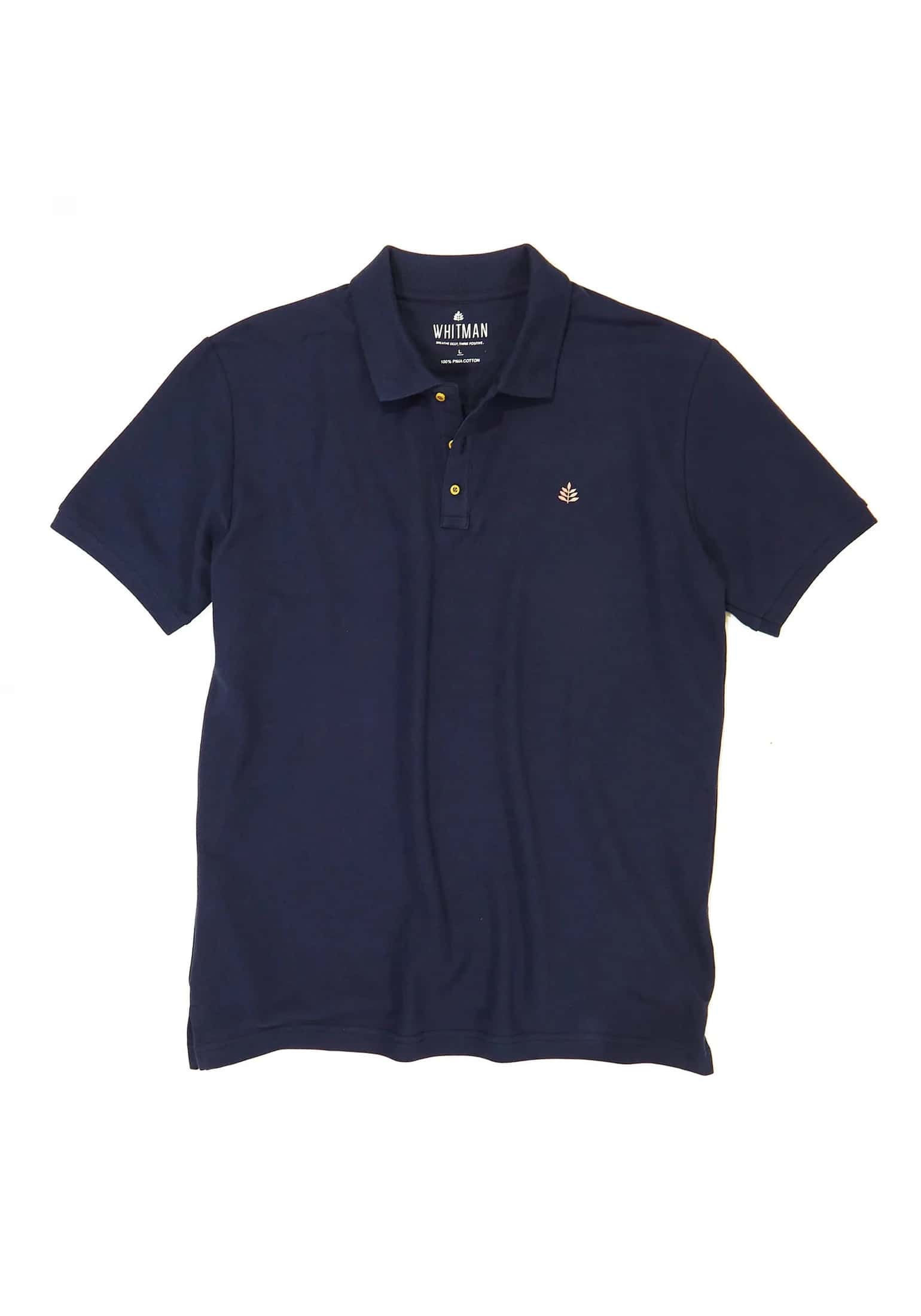 Camiseta Tipo Polo Azul Osc - miniatura 1