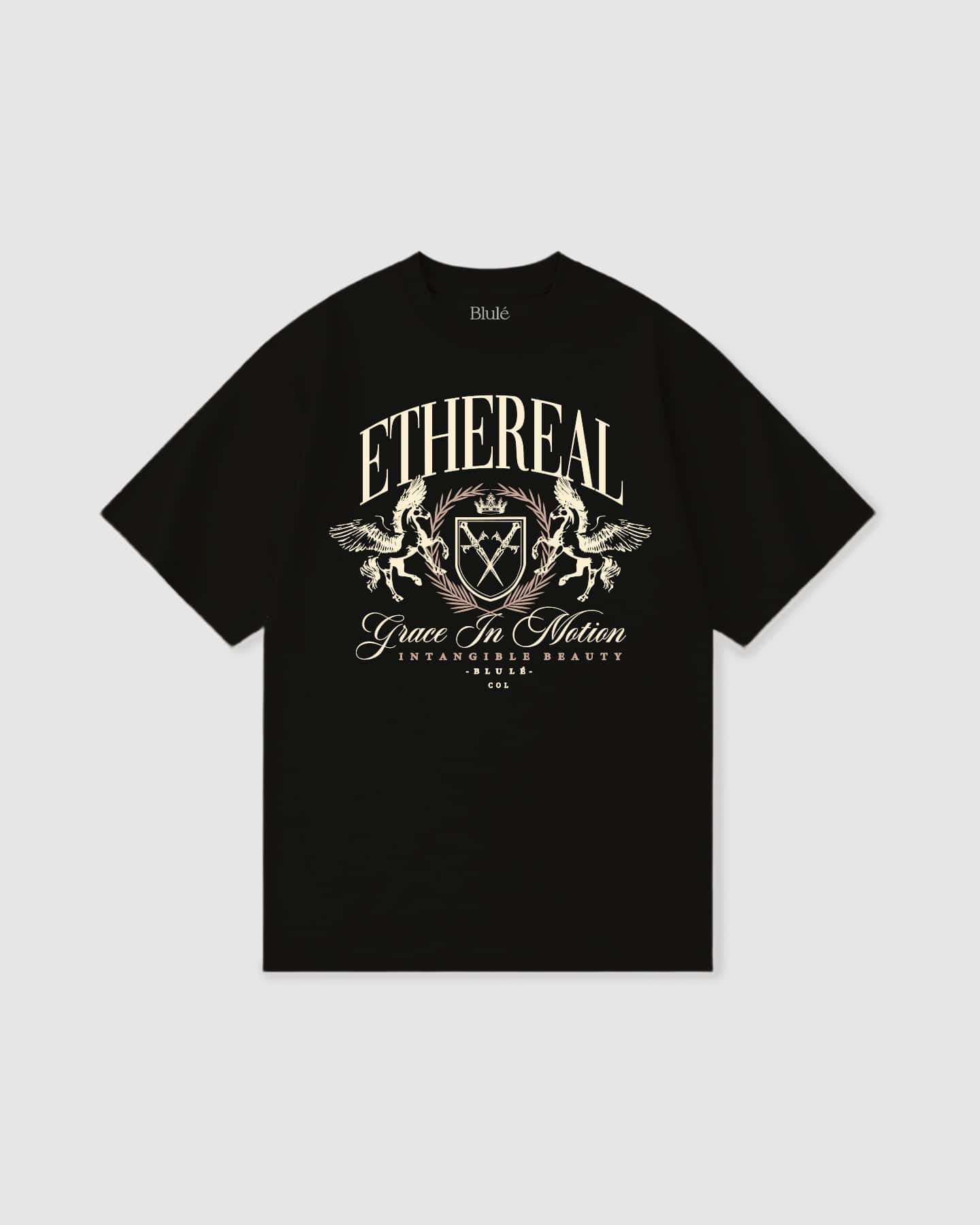 Oversized T Shirt Ethereal Black