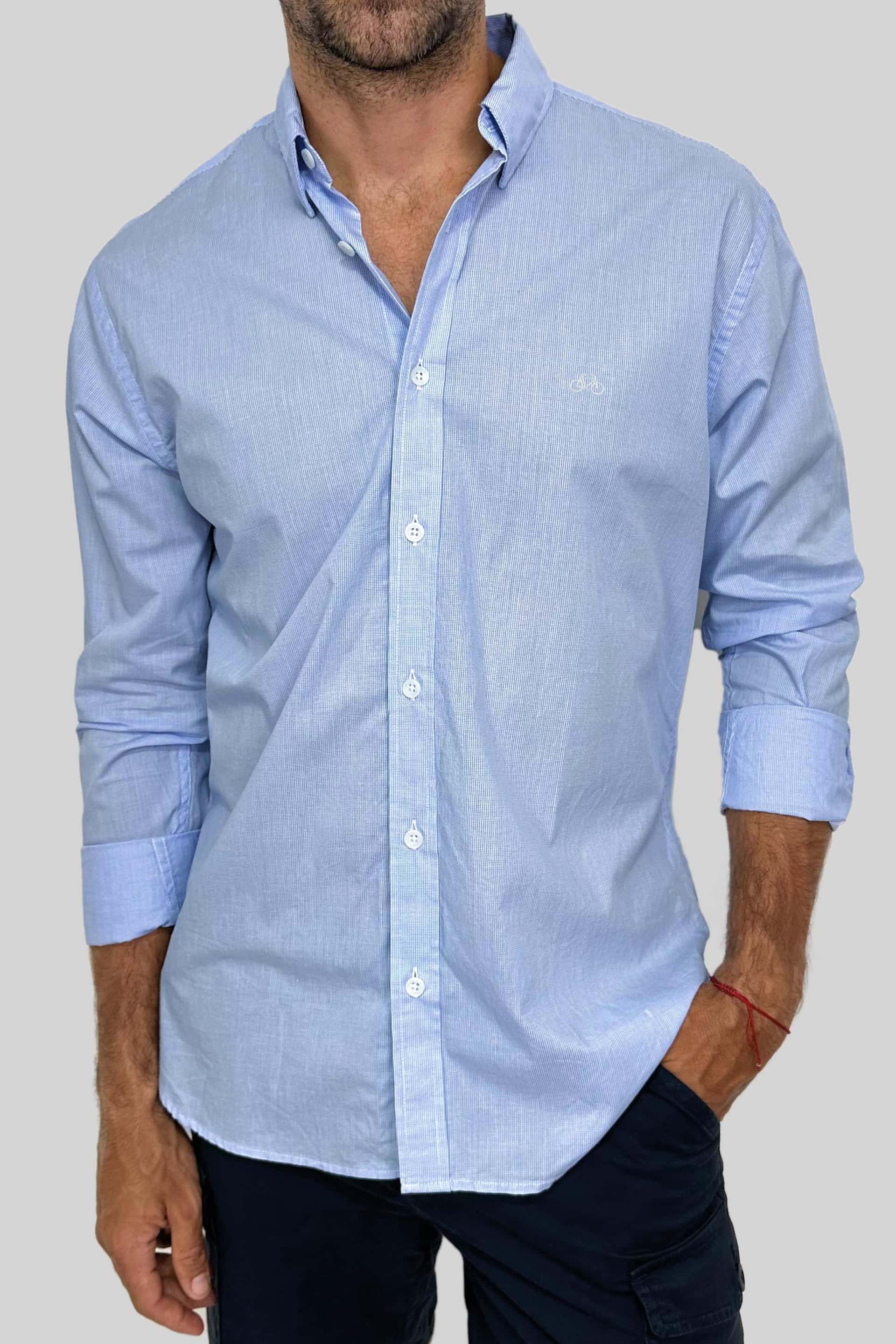CAMISA MINI BLUE CHESS