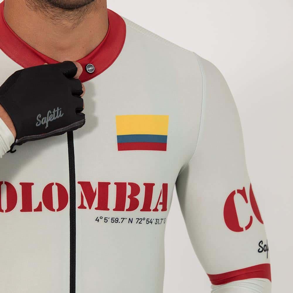 CAMISA CICLISMO MANGA LARGA COLOMBIA 51 PARA HOMBRE - miniatura 4