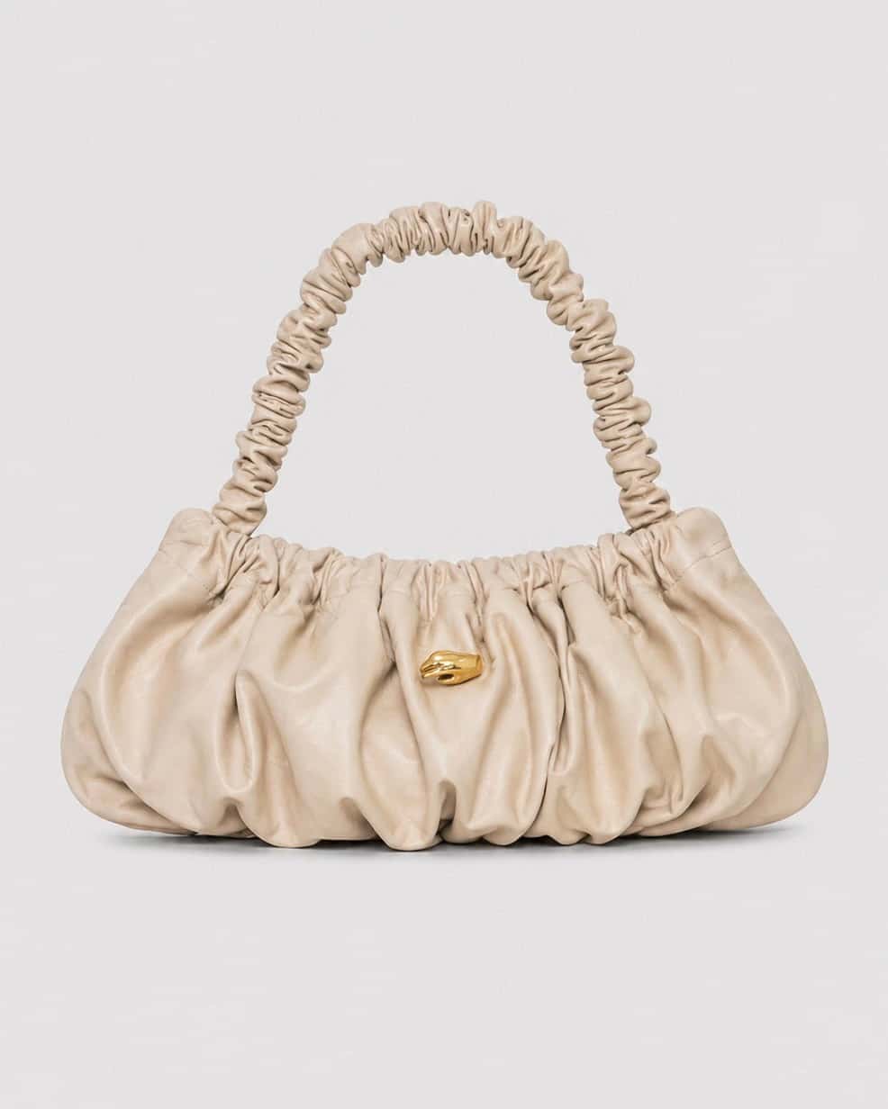 Pierre G Cream Leather Bag