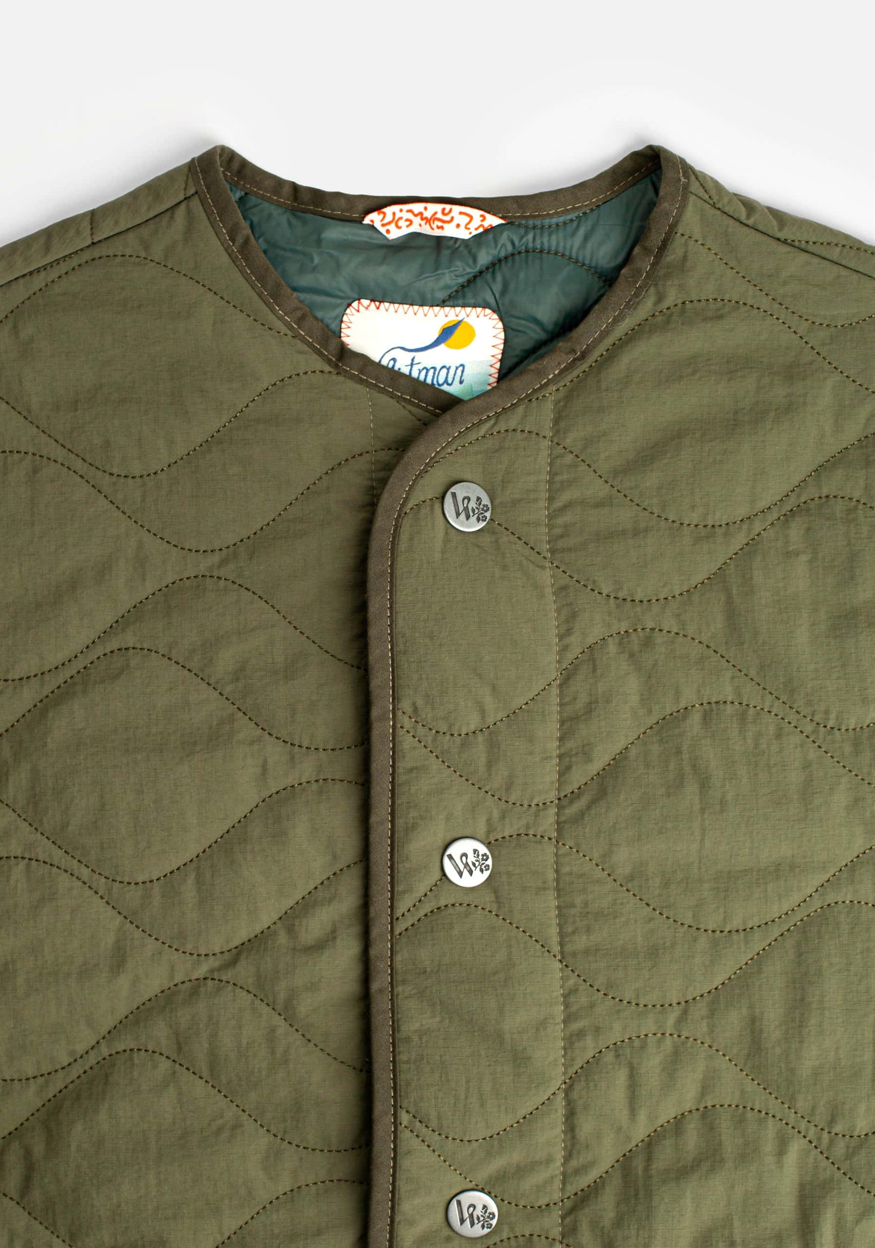 Chaqueta U Kenji Quilted Verde Osc - miniatura 2
