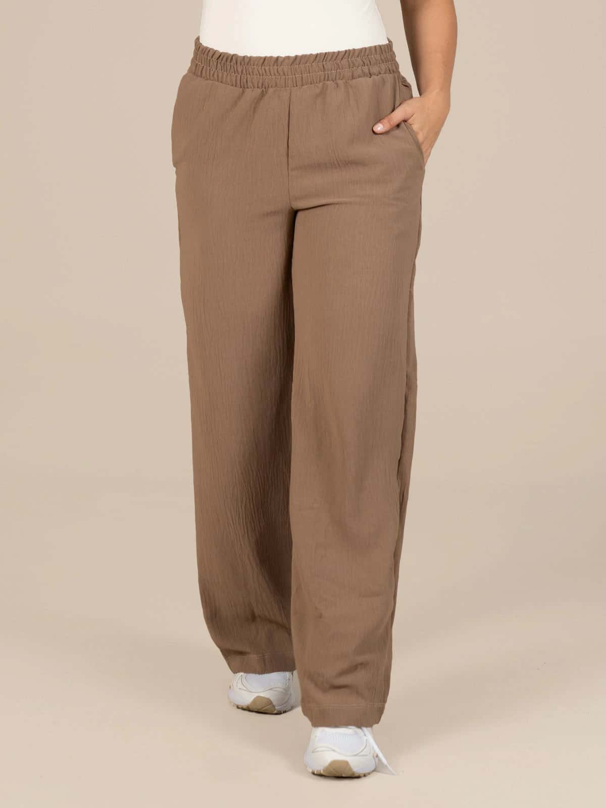 Pantalon siriu cafe claro