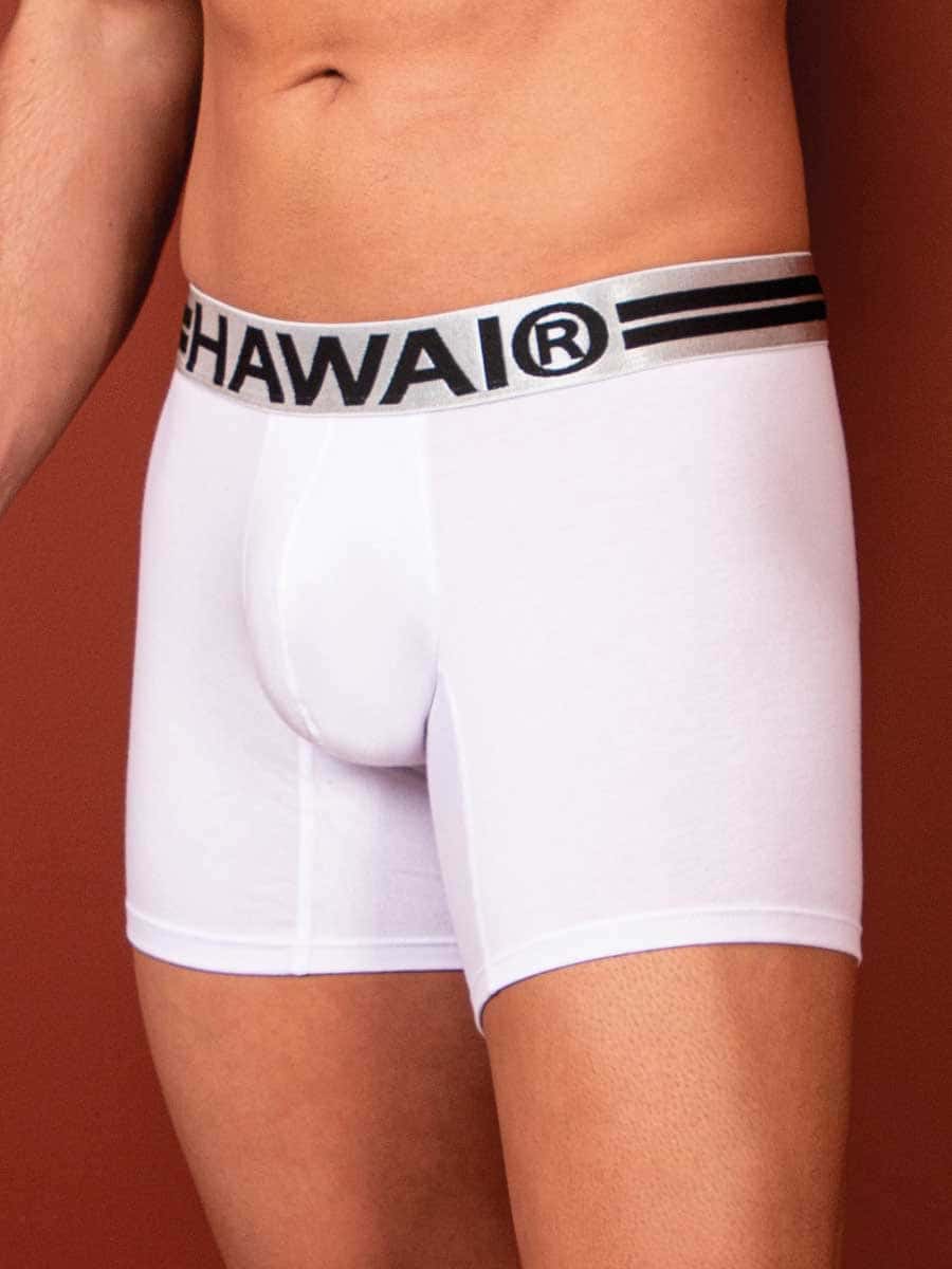 Bóxer Básico en Algodón Para Hombre Color Blanco