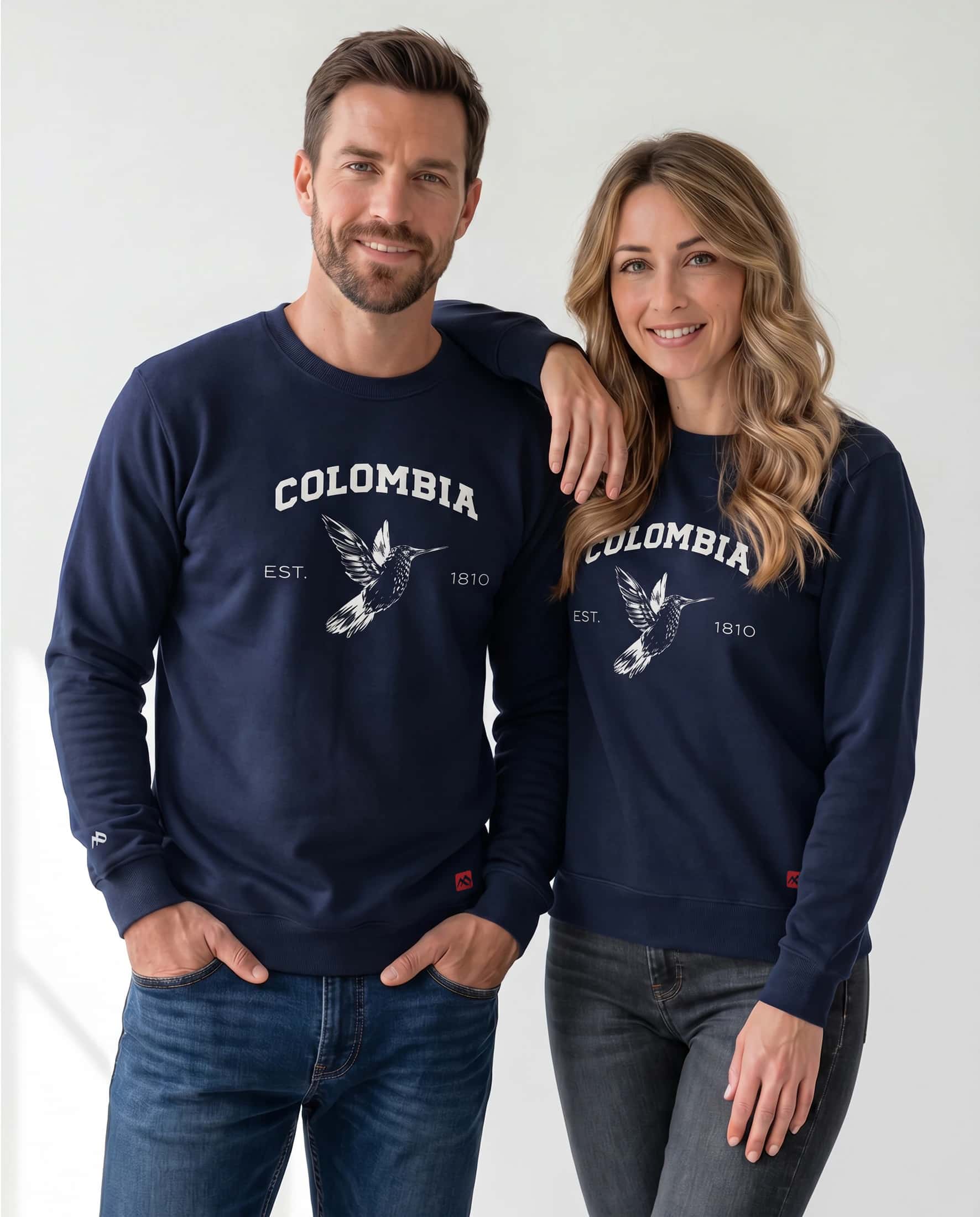 Buzo Unisex Colibrí Azul Oxford